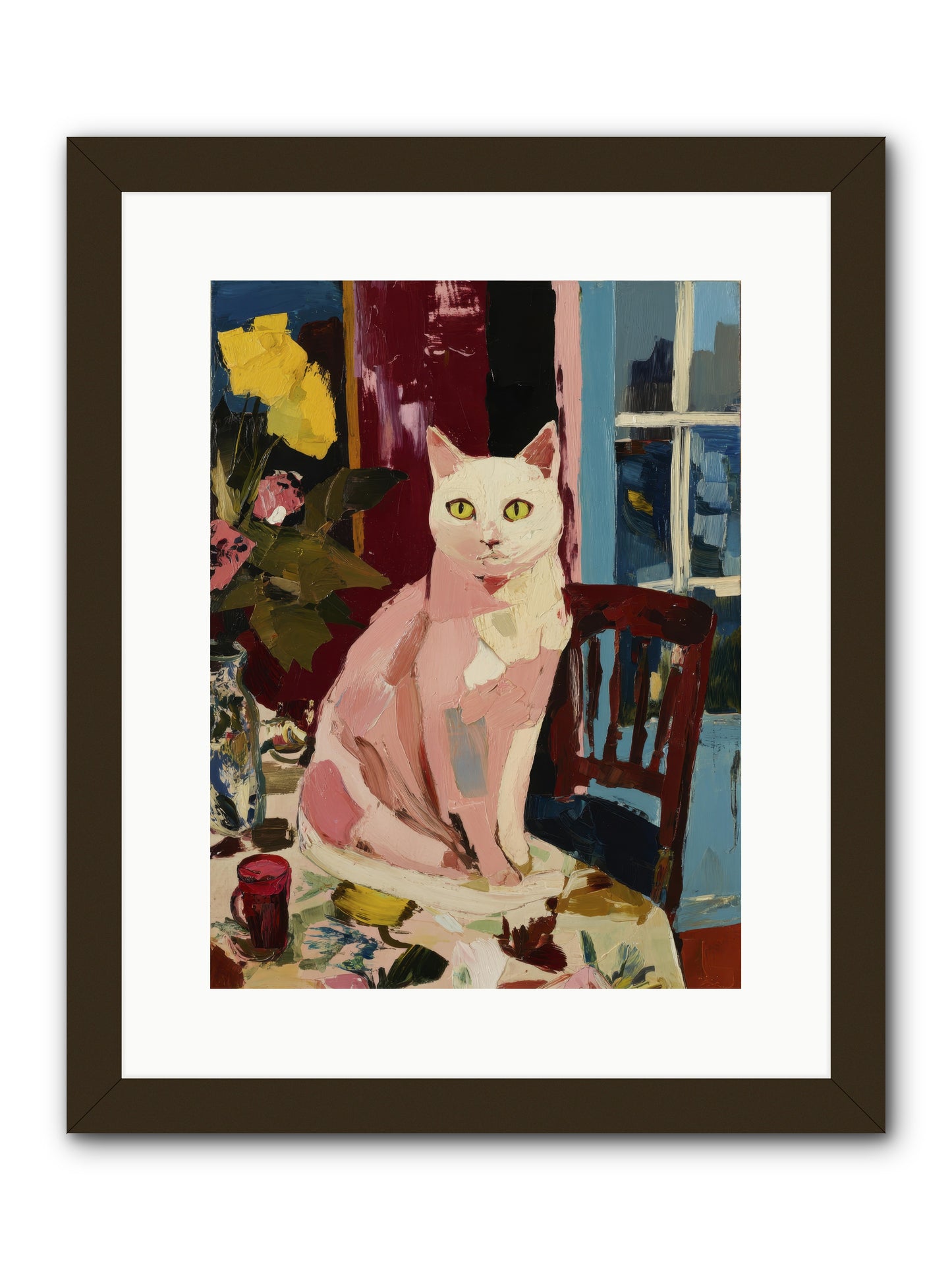The Household Queen -- Framed Print - Black 12x16