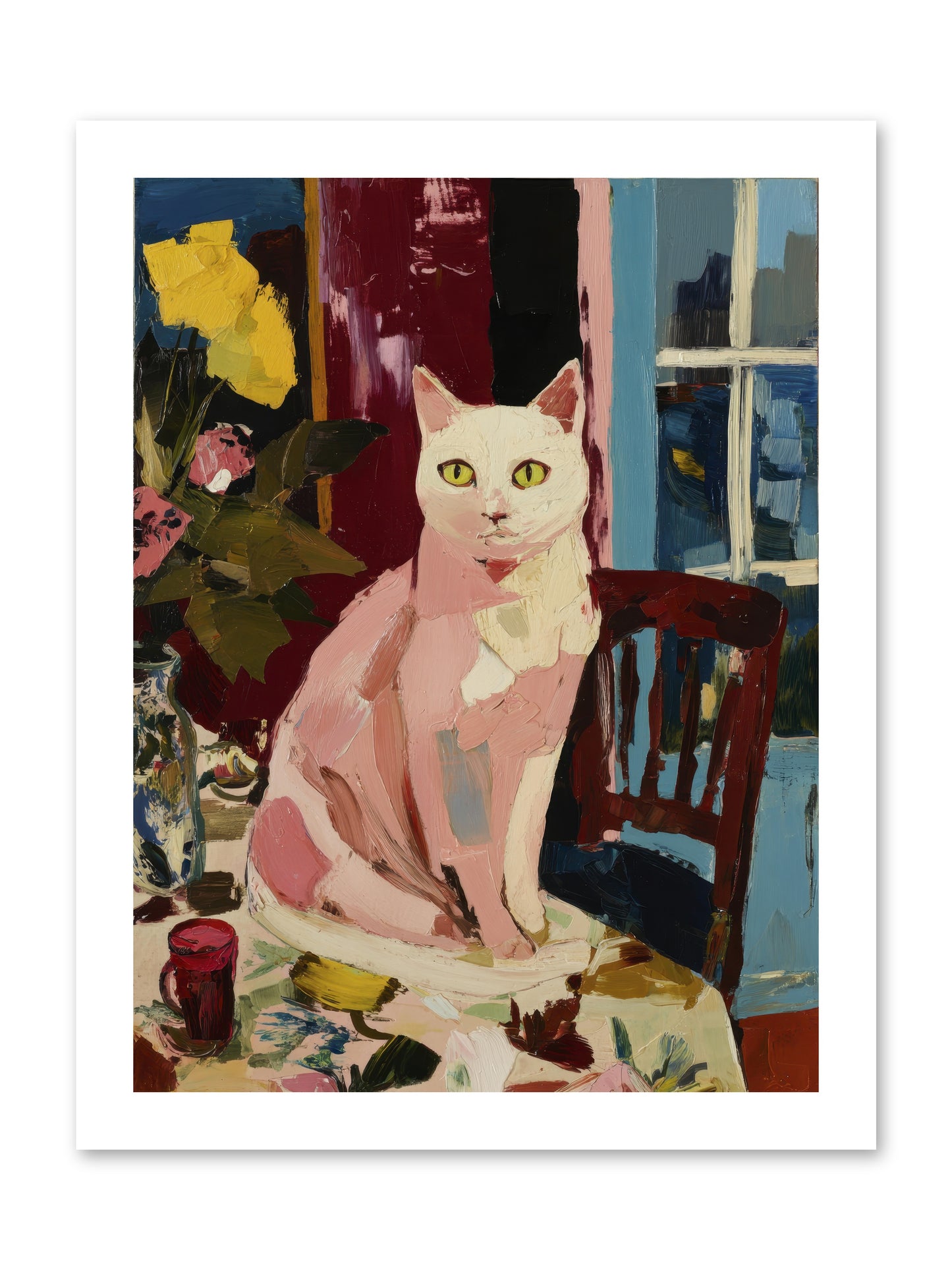 The Household Queen -- Paper Print 12x16