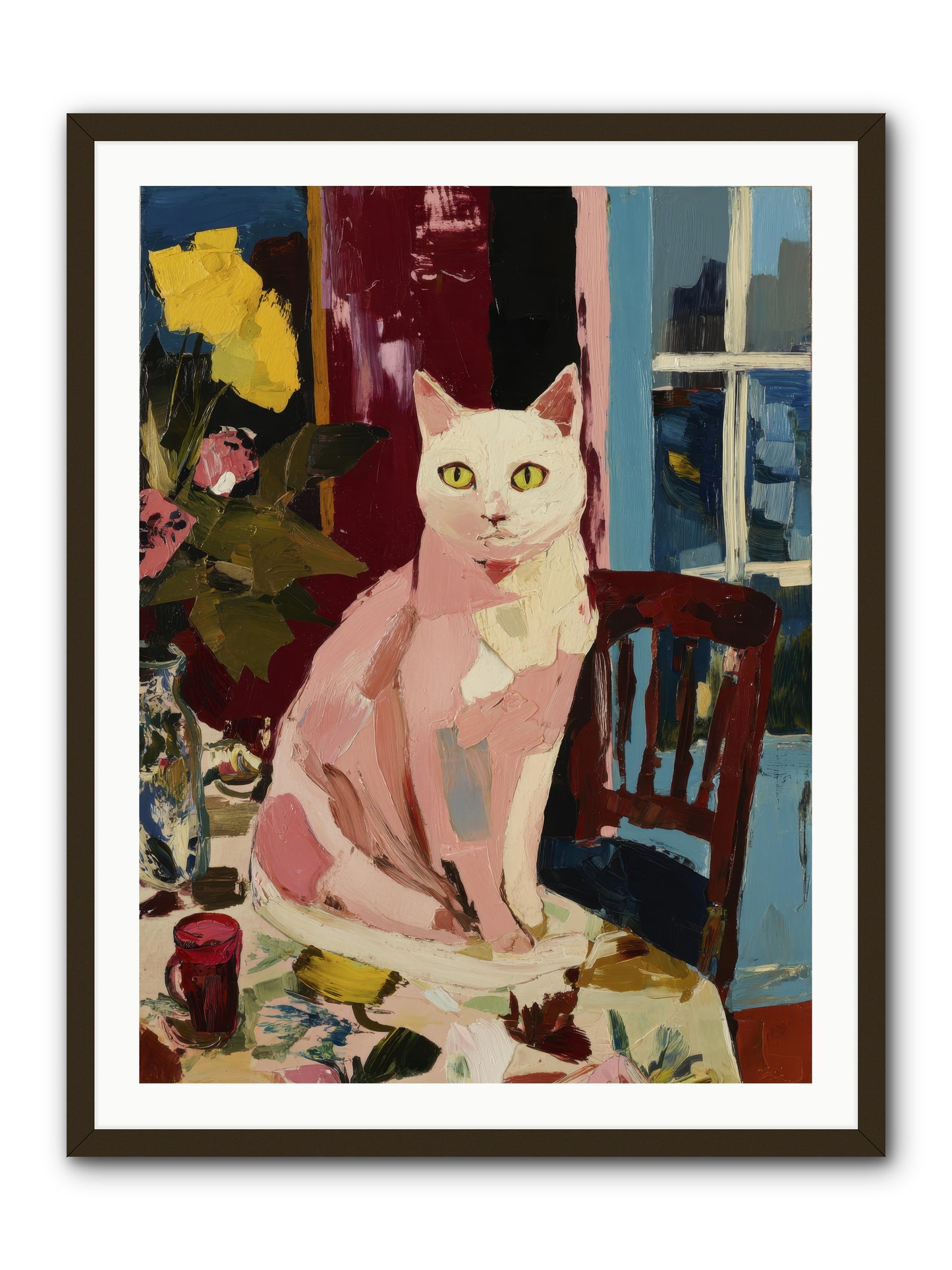 The Household Queen -- Framed Print - Black 30x40