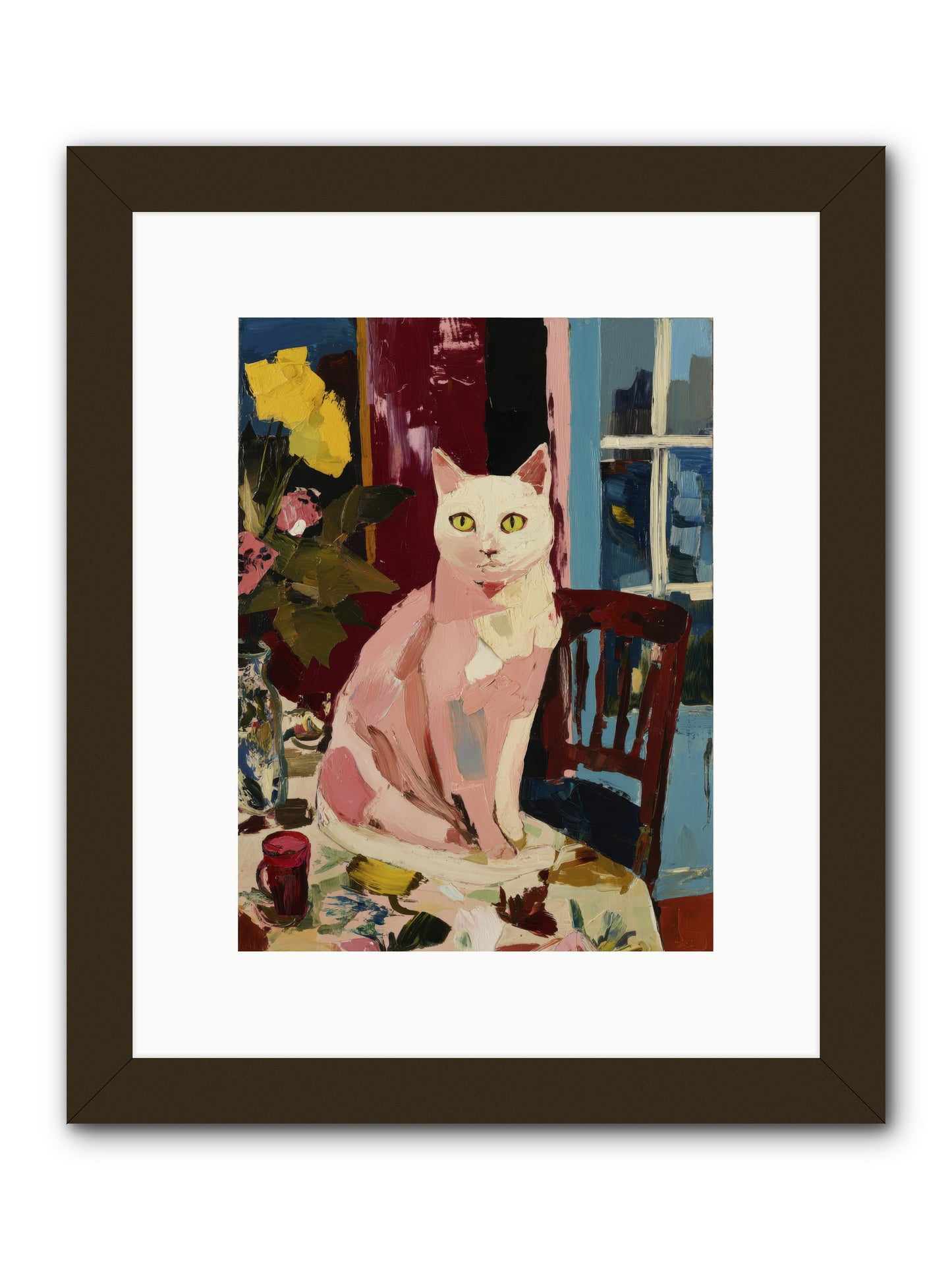 The Household Queen -- Framed Print - Black 9x12