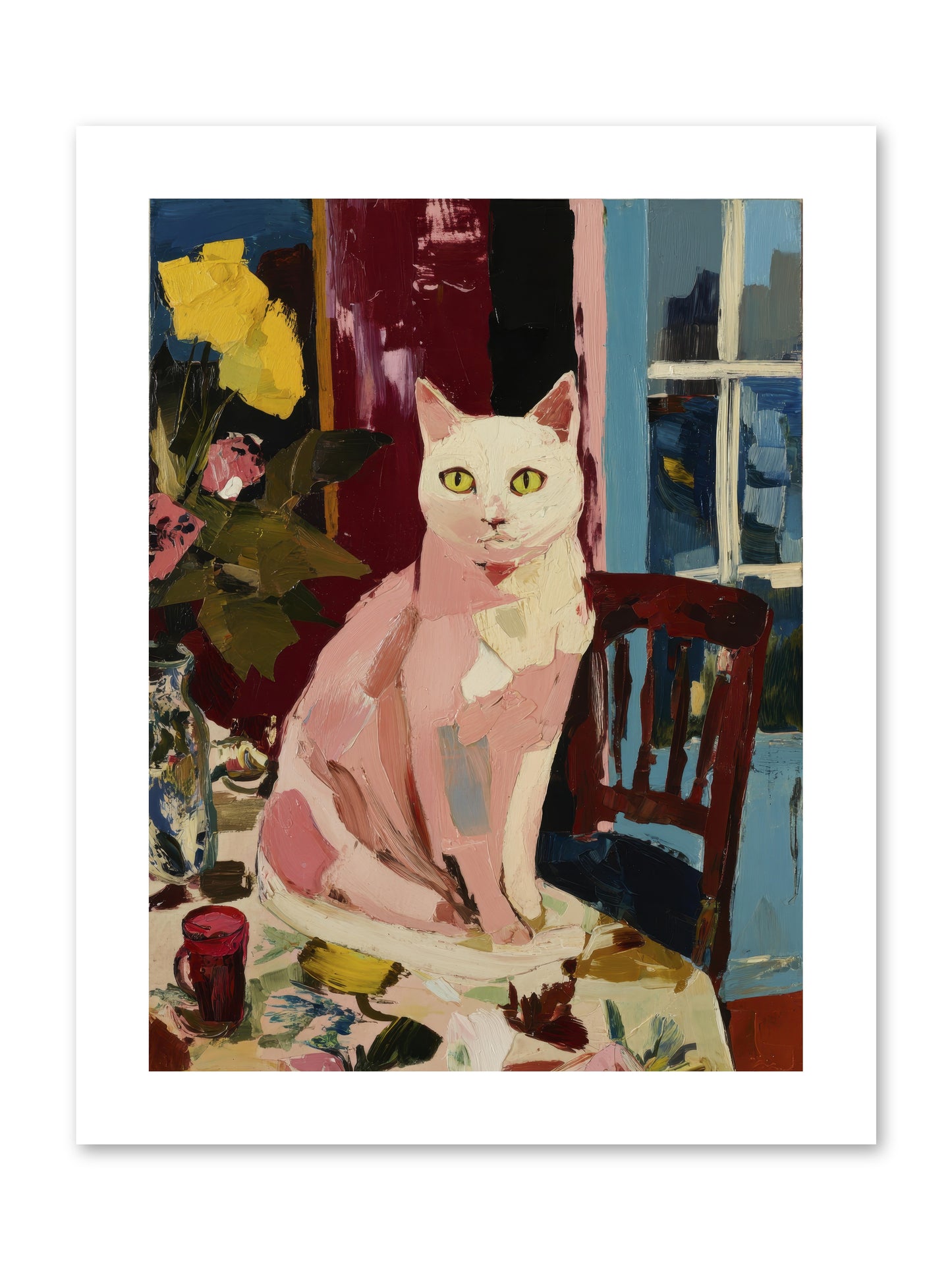The Household Queen -- Paper Print 9x12