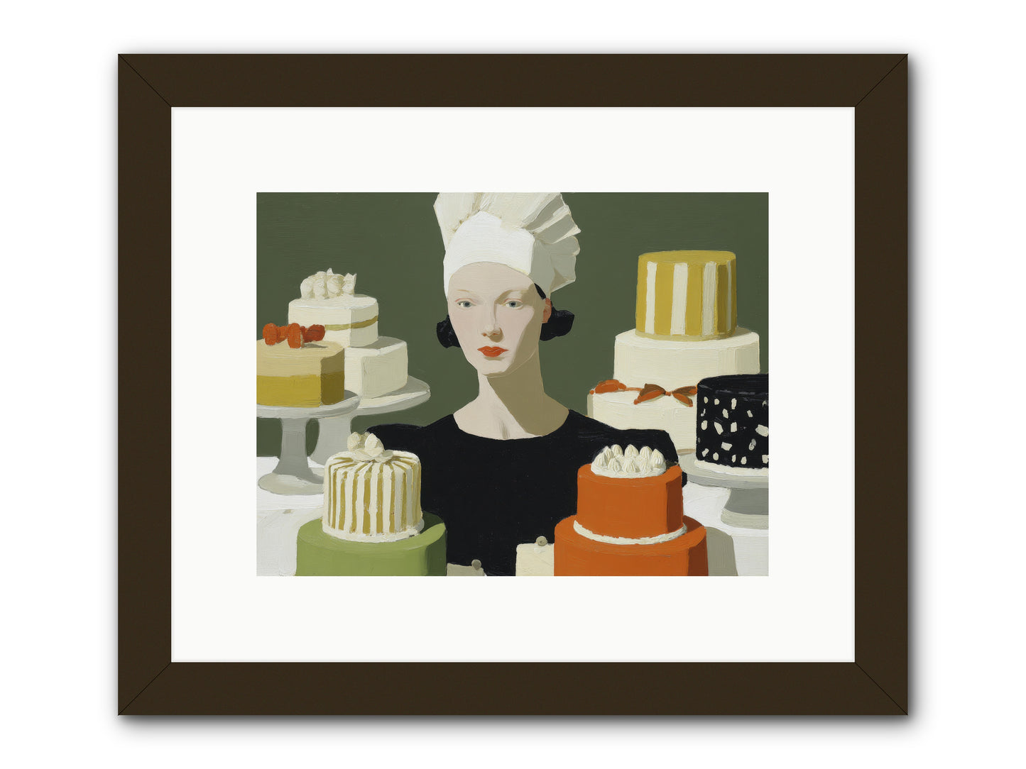 The Hush Between -- Framed Print - Black 12x9