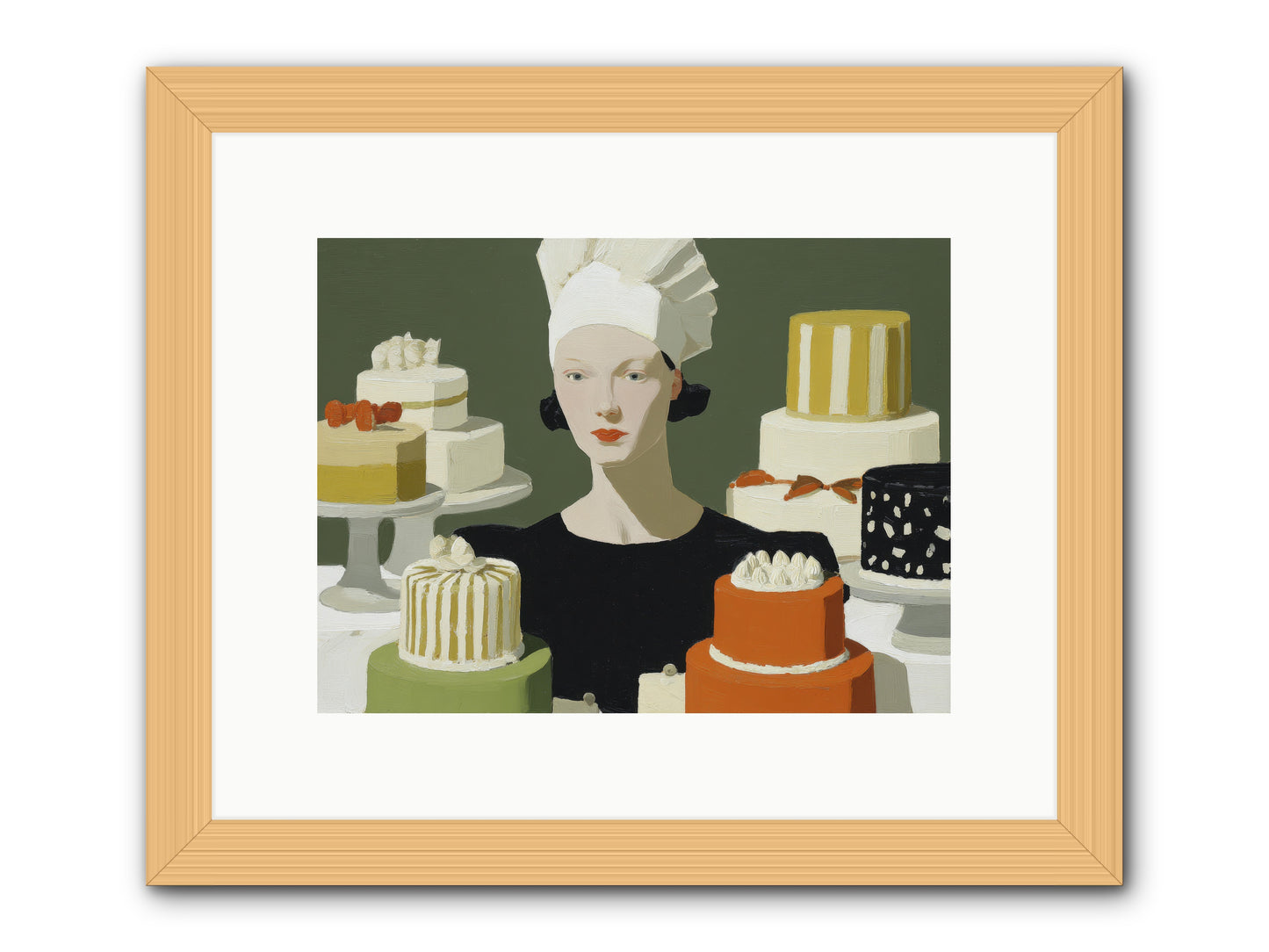 The Hush Between -- Framed Print - Natural 12x9
