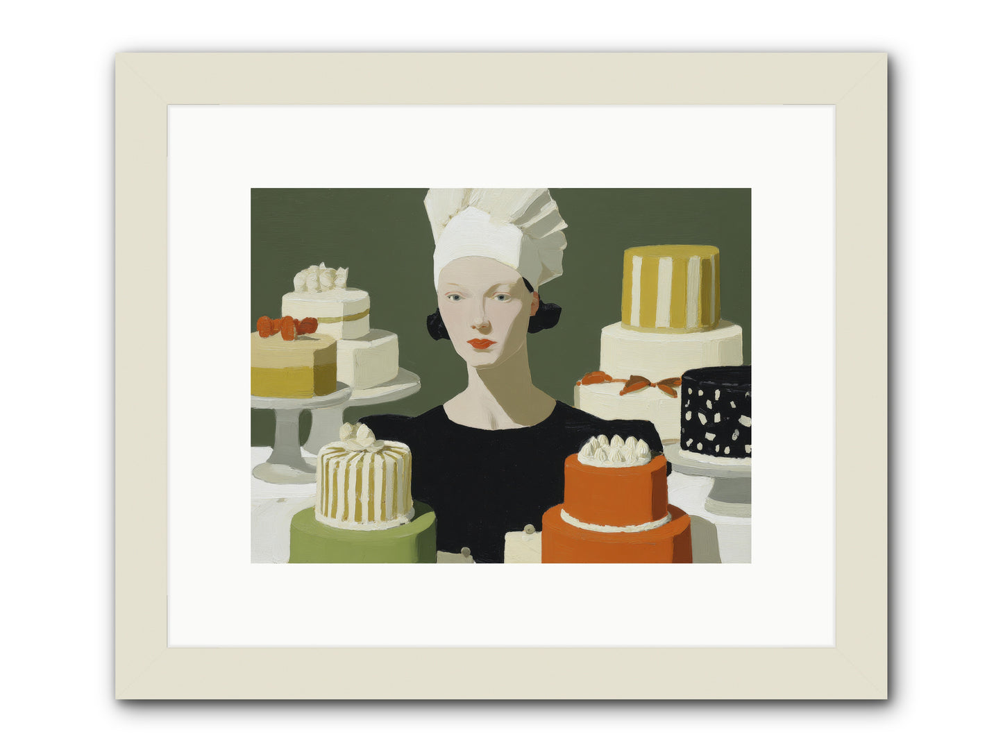 The Hush Between -- Framed Print - White 12x9