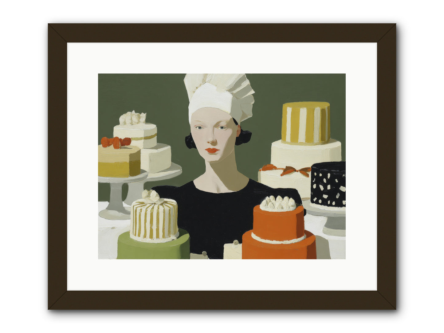 The Hush Between -- Framed Print - Black 16x12
