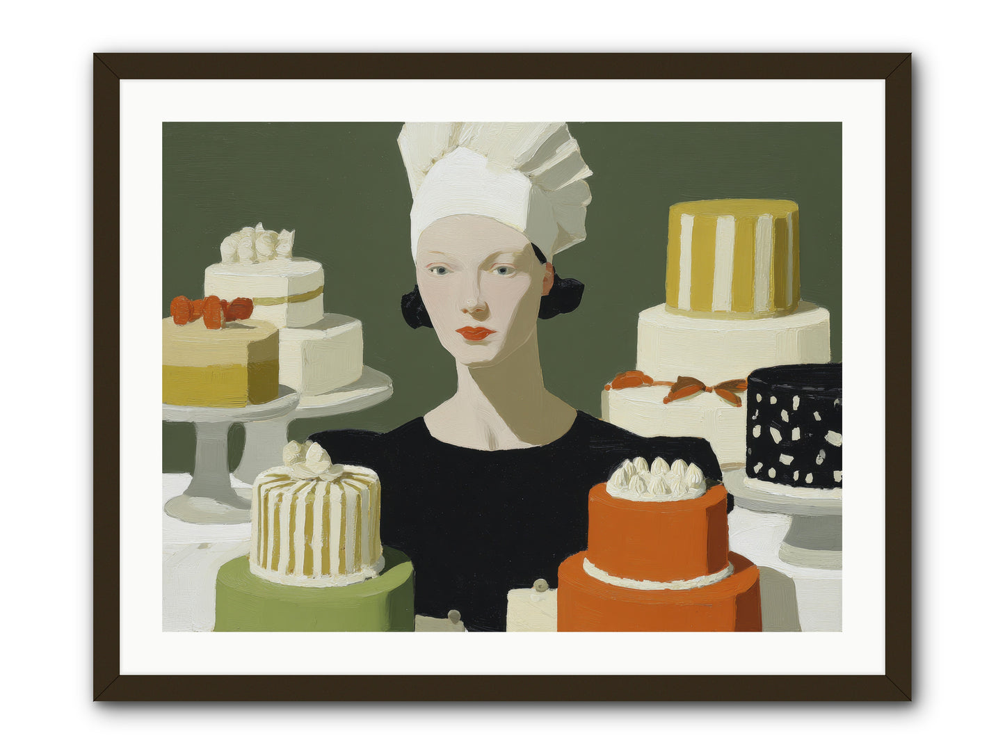The Hush Between -- Framed Print - Black 32x24