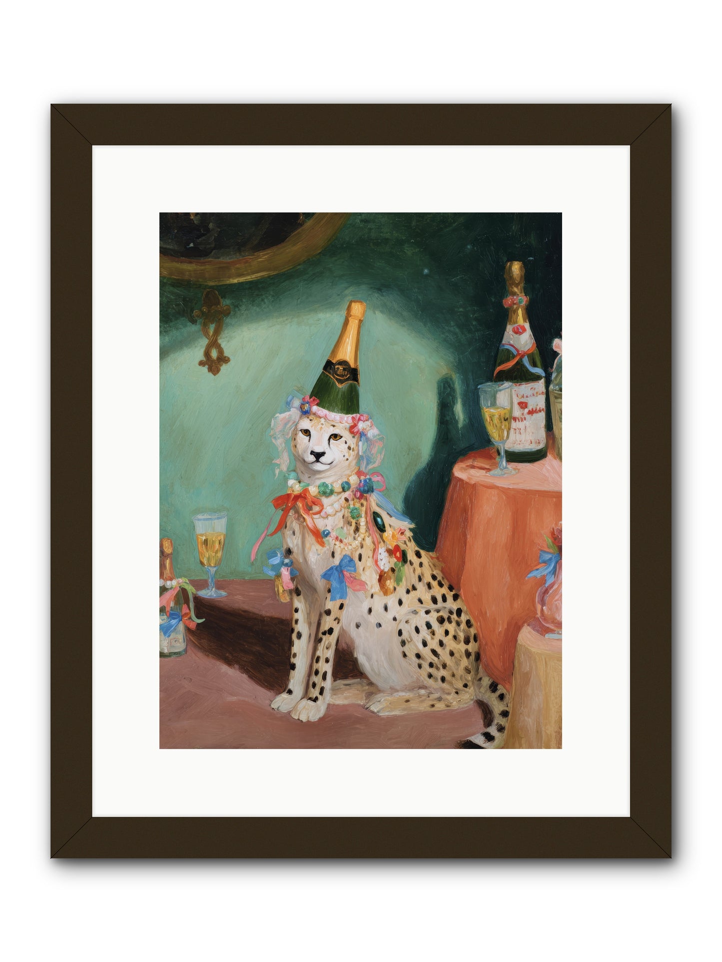 The Illustrious Gathering -- Framed Print - Black 12x16