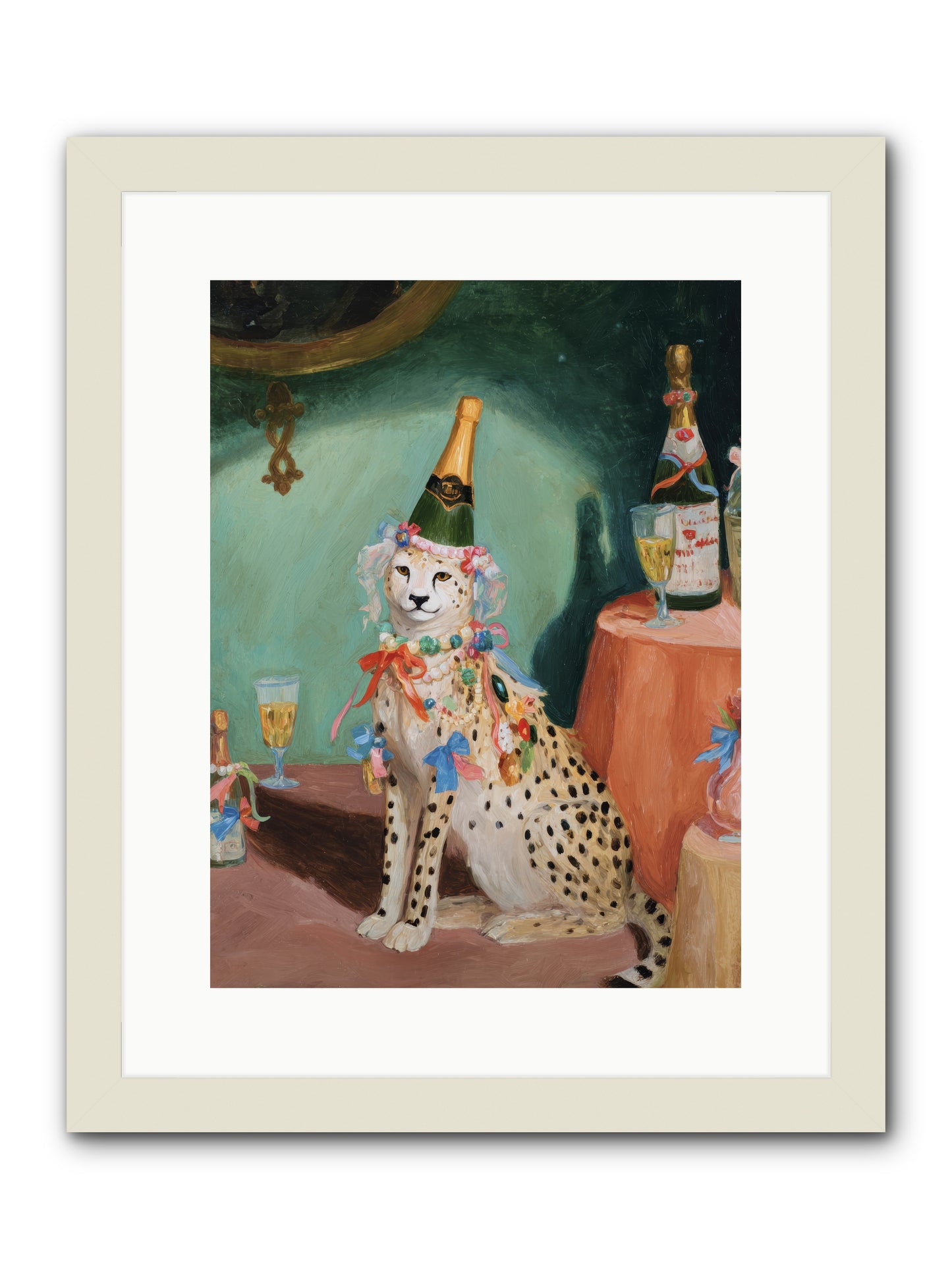 The Illustrious Gathering -- Framed Print - White 12x16