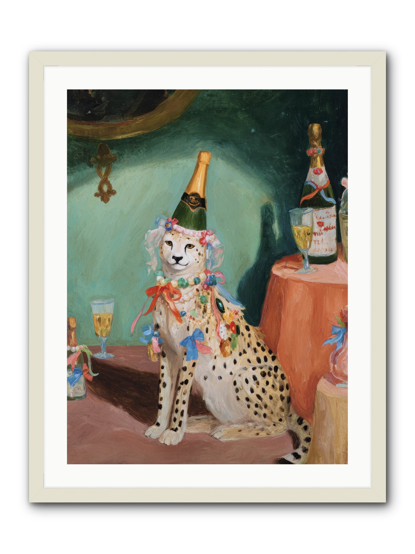 The Illustrious Gathering -- Framed Print - White 24x32