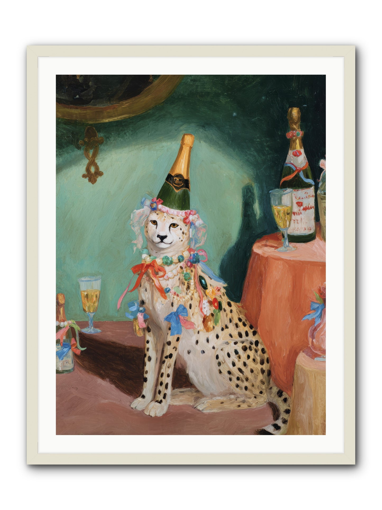 The Illustrious Gathering -- Framed Print - White 30x40
