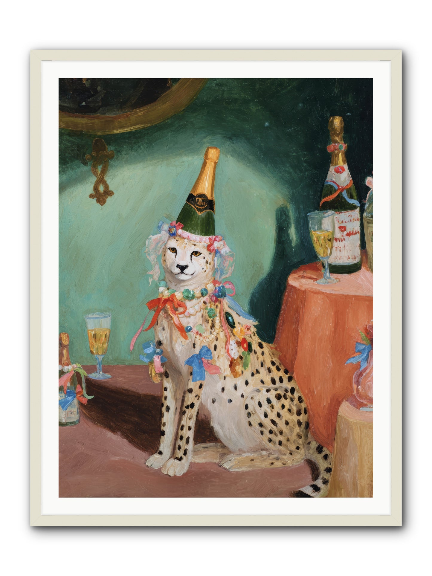 The Illustrious Gathering -- Framed Print - White 36x48