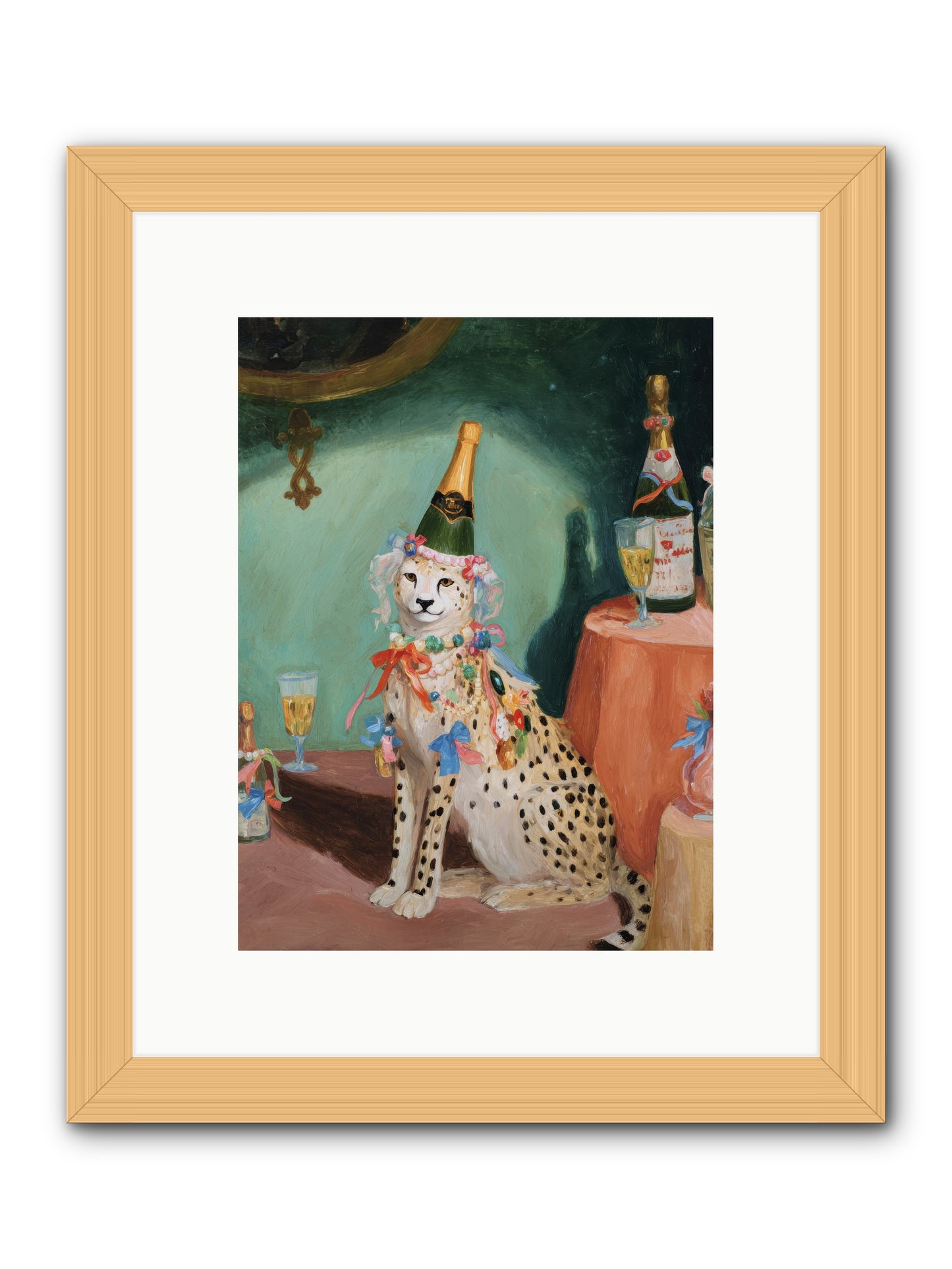 The Illustrious Gathering -- Framed Print - Natural 9x12
