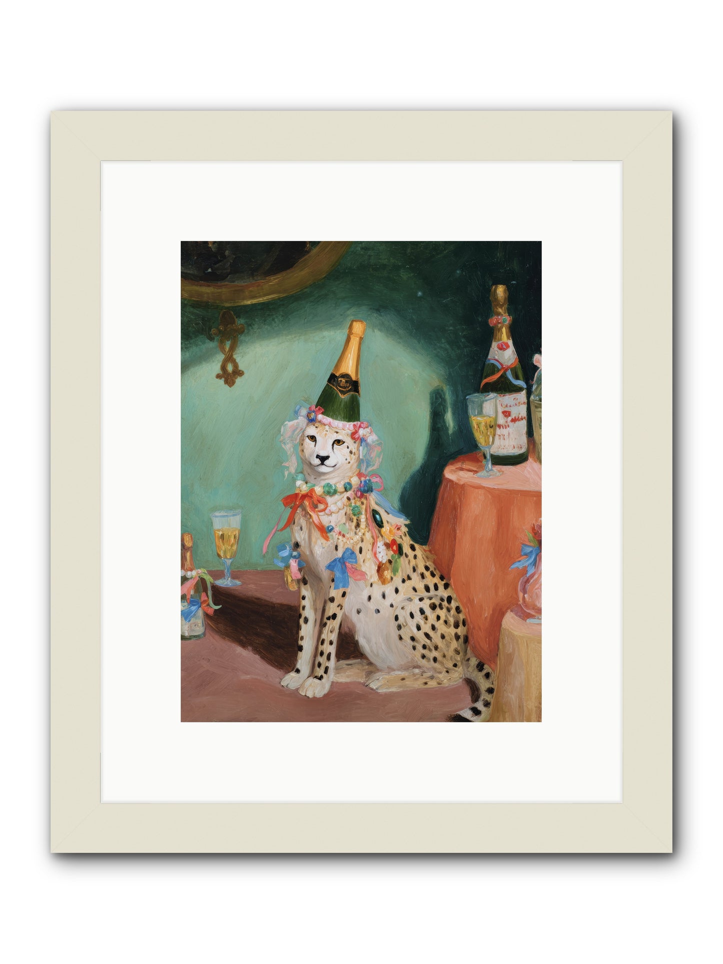 The Illustrious Gathering -- Framed Print - White 9x12