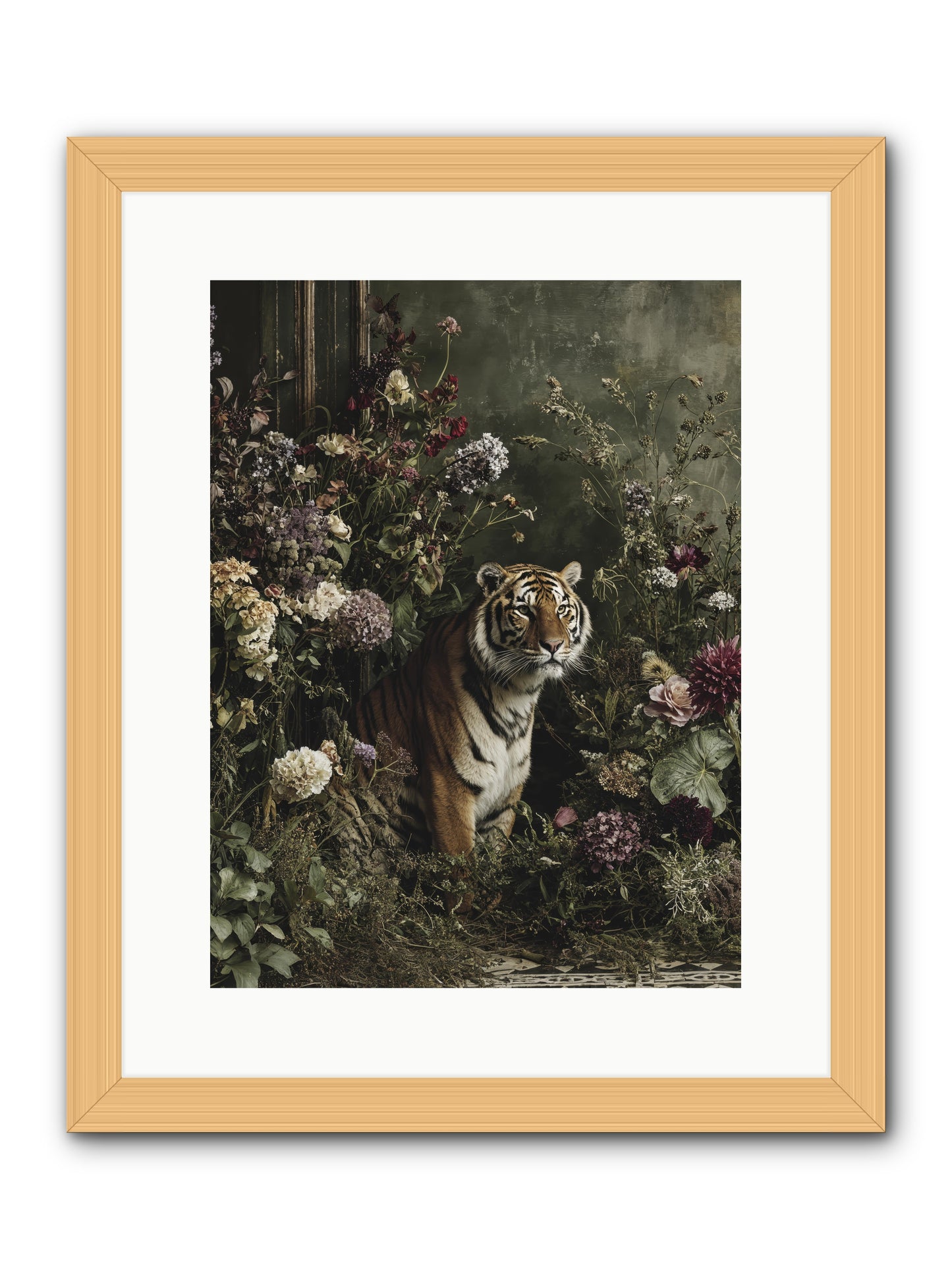 The Imperial Garden -- Framed Print - Natural 12x16