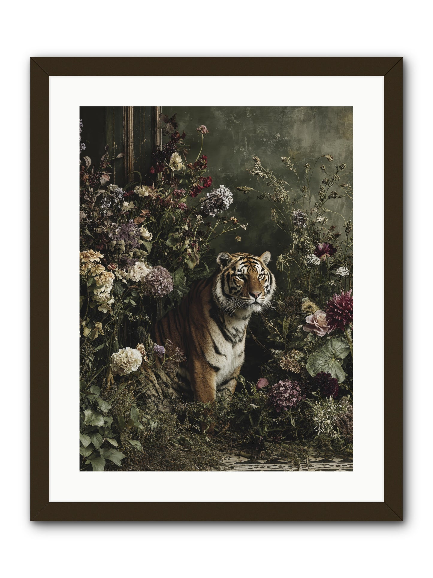 The Imperial Garden -- Framed Print - Black 18x24