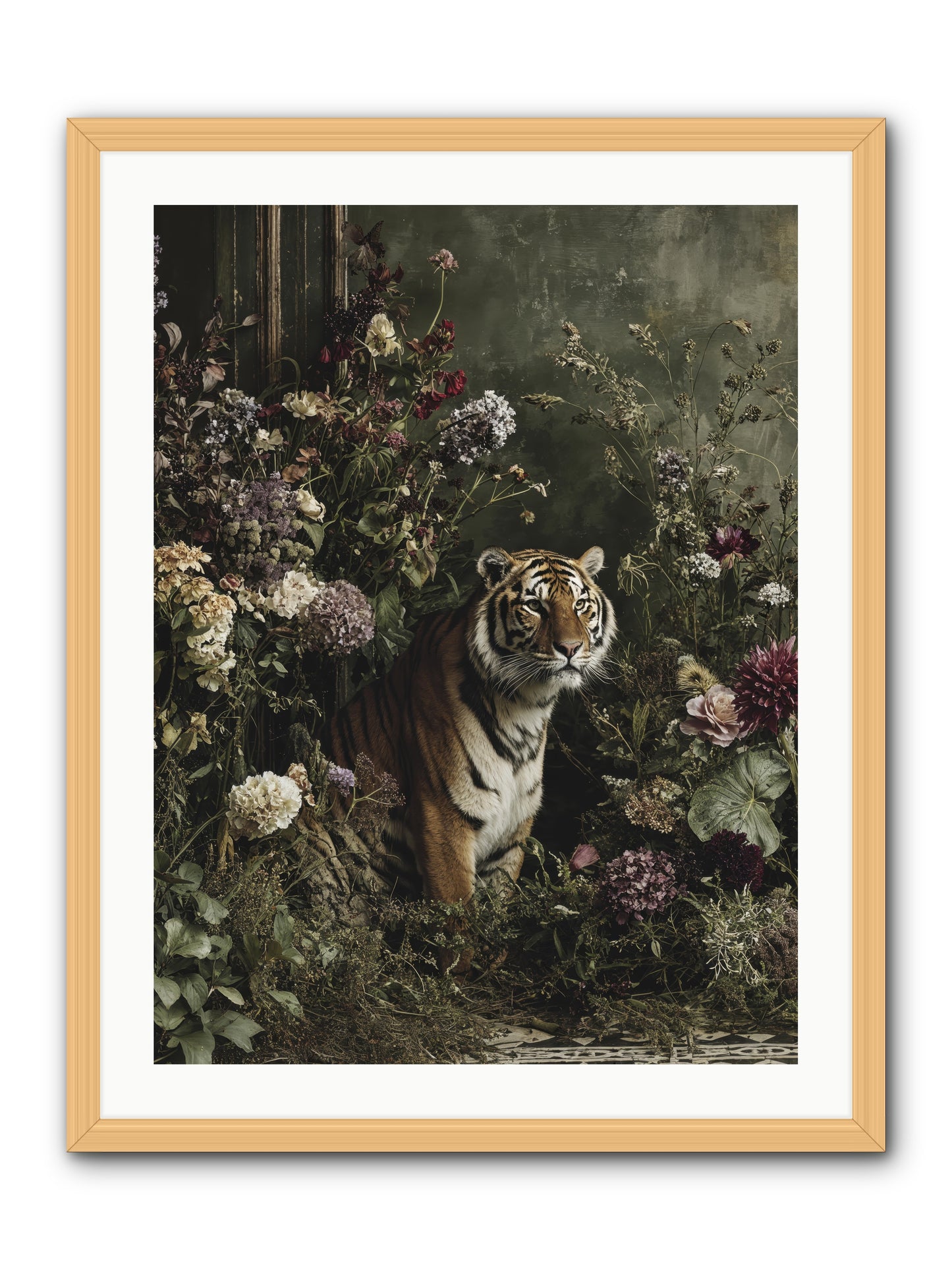 The Imperial Garden -- Framed Print - Natural 24x32