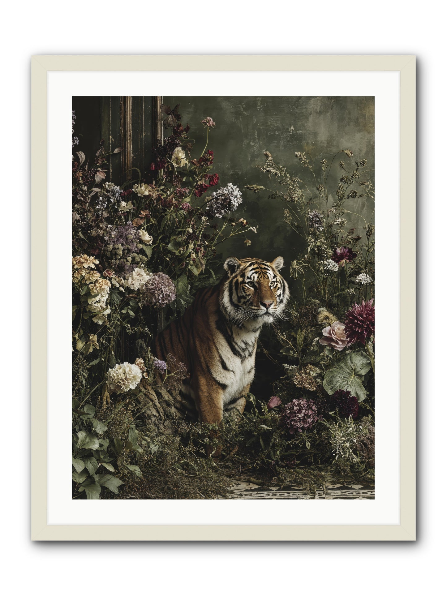 The Imperial Garden -- Framed Print - White 24x32