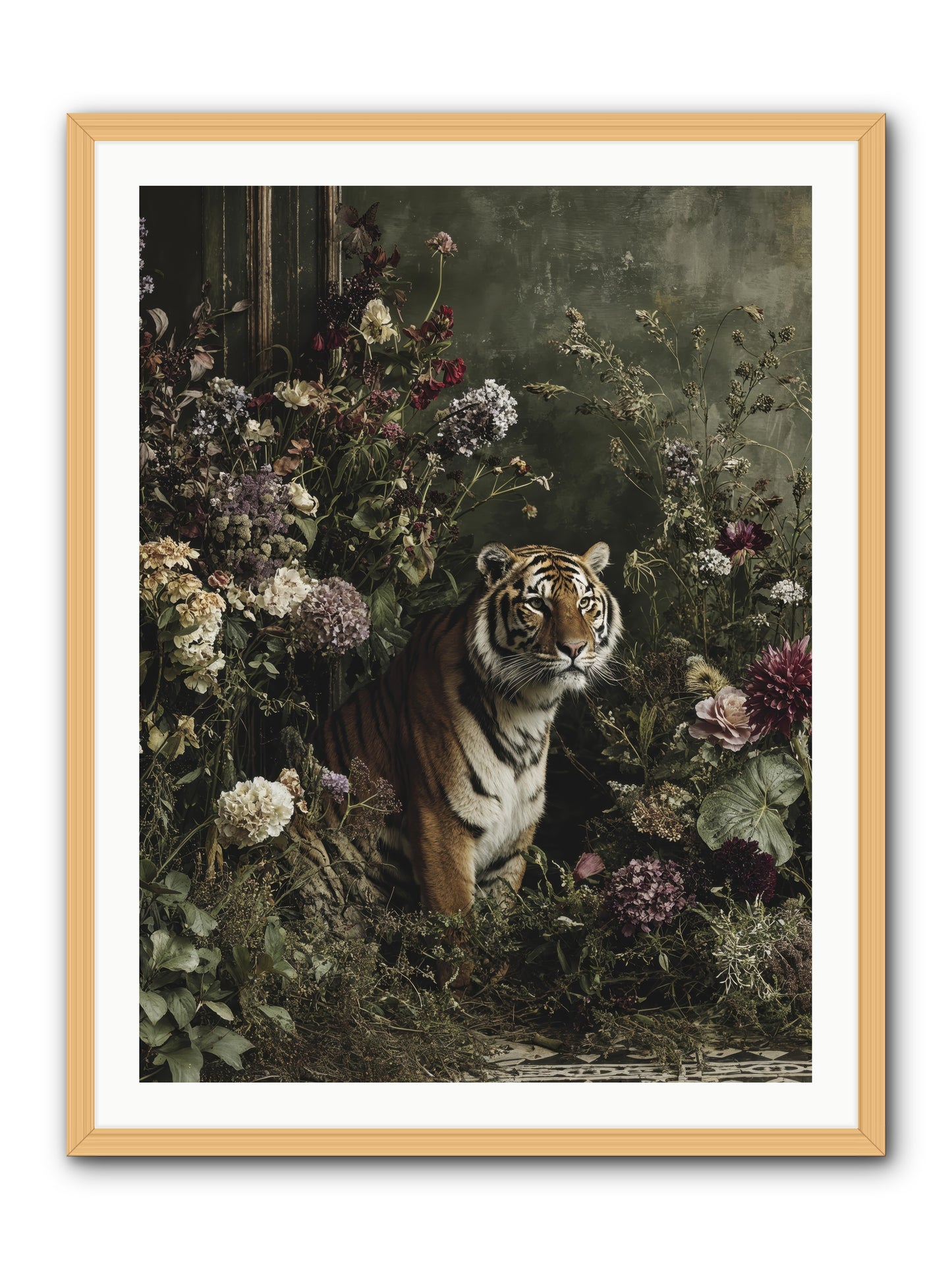 The Imperial Garden -- Framed Print - Natural 30x40