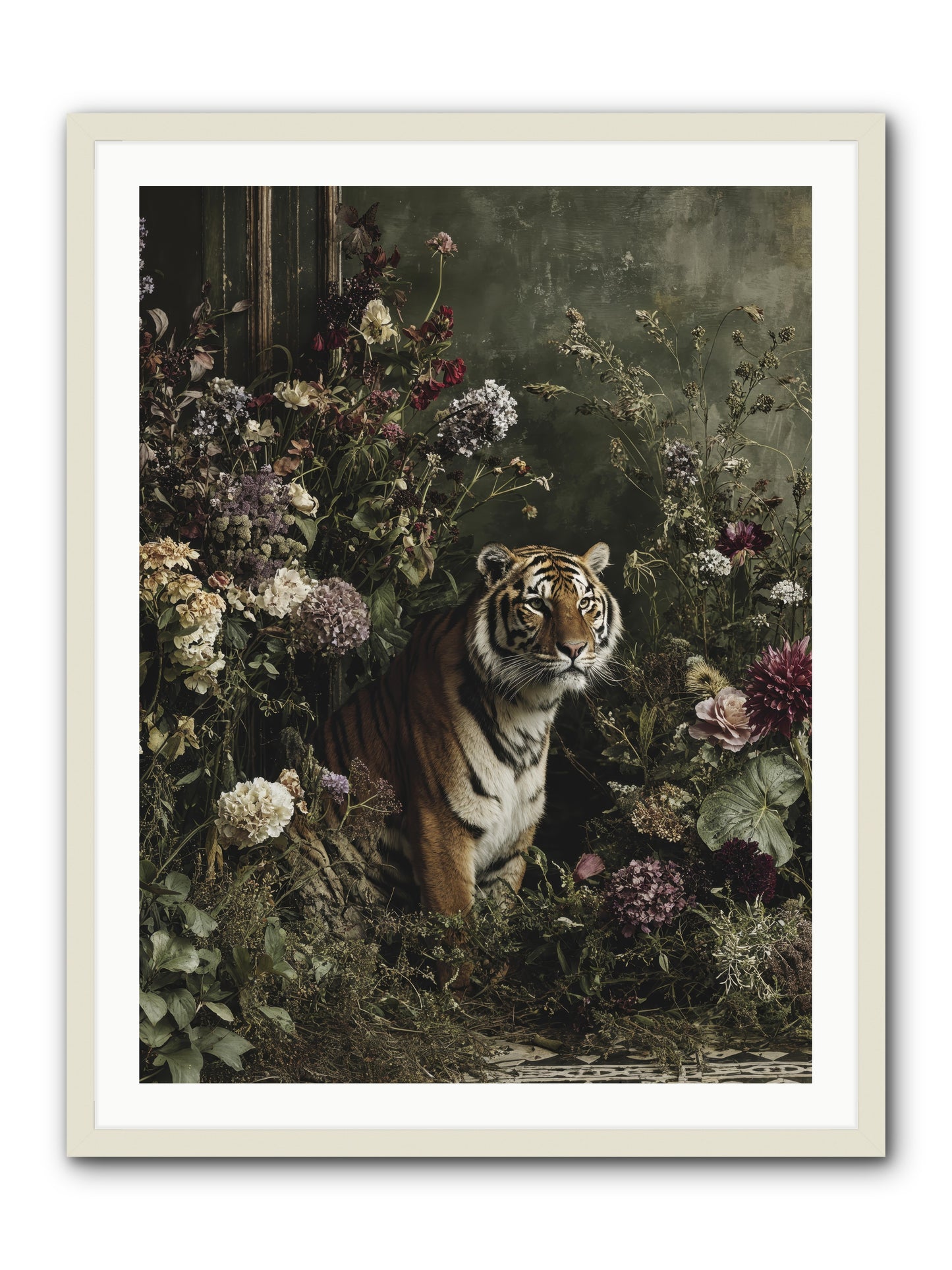The Imperial Garden -- Framed Print - White 30x40
