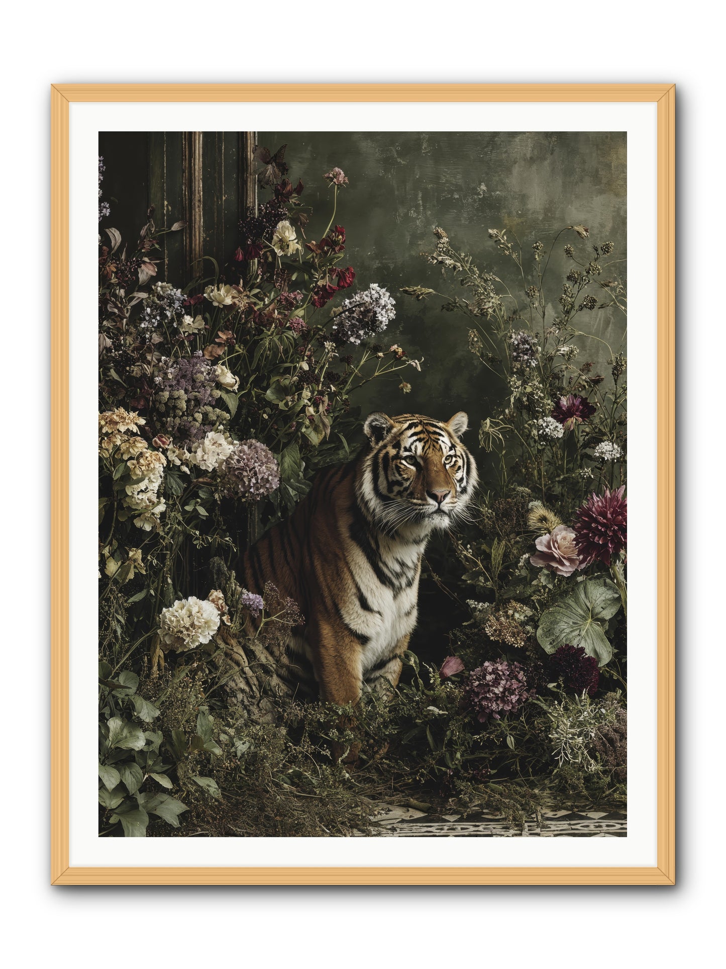 The Imperial Garden -- Framed Print - Natural 36x48