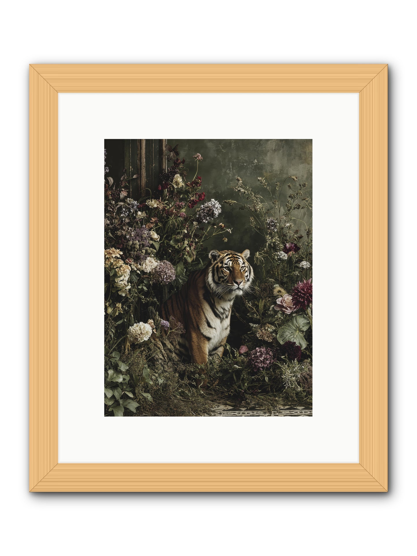 The Imperial Garden -- Framed Print - Natural 9x12