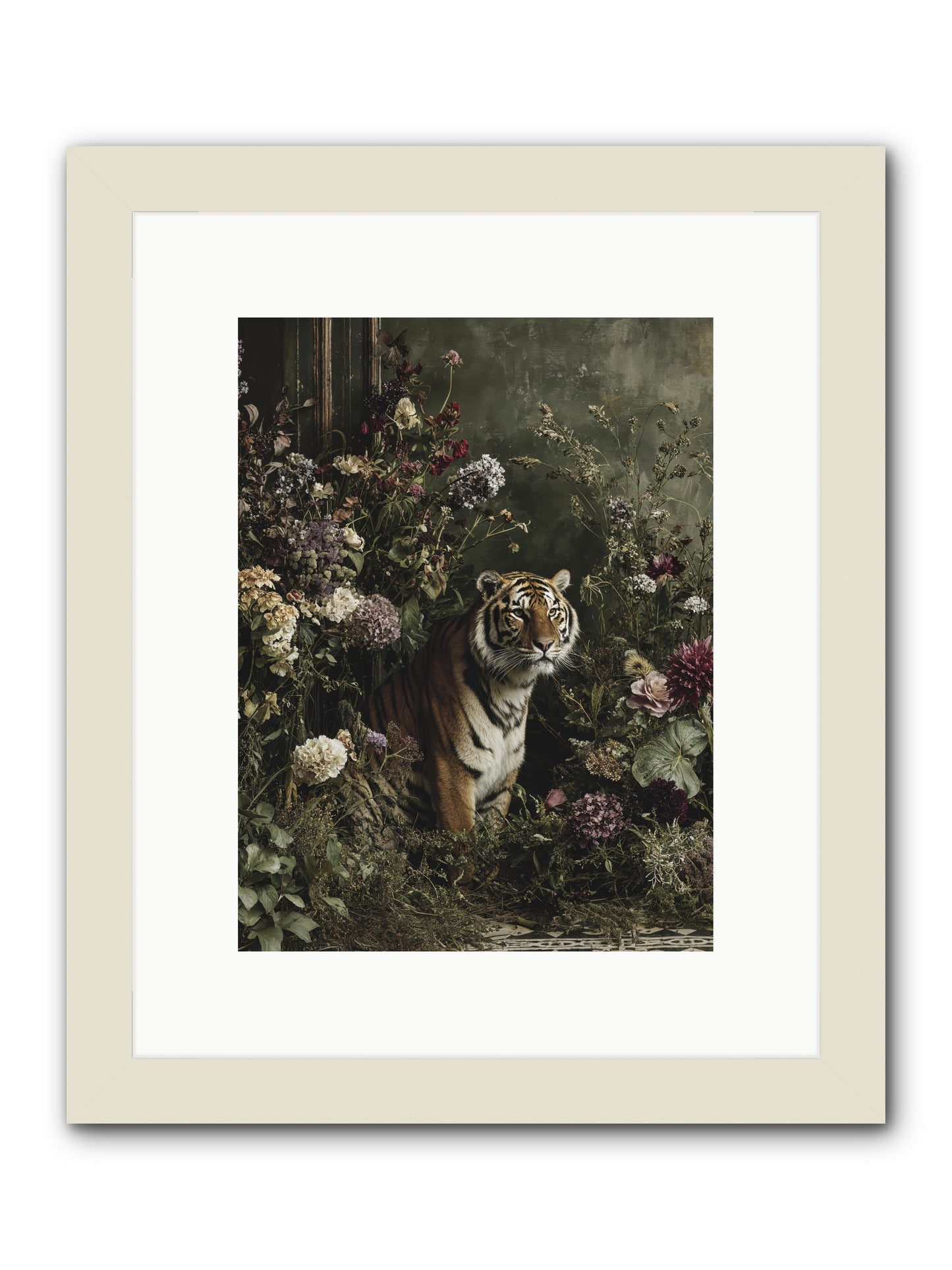 The Imperial Garden -- Framed Print - White 9x12