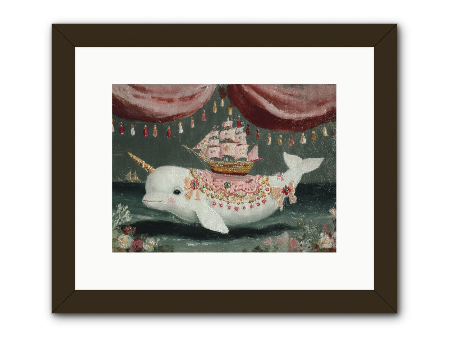 The Impossible Darling -- Framed Print - Black 12x9