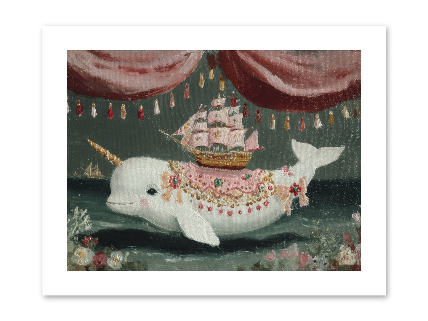 The Impossible Darling -- Loose Canvas Print 12x9