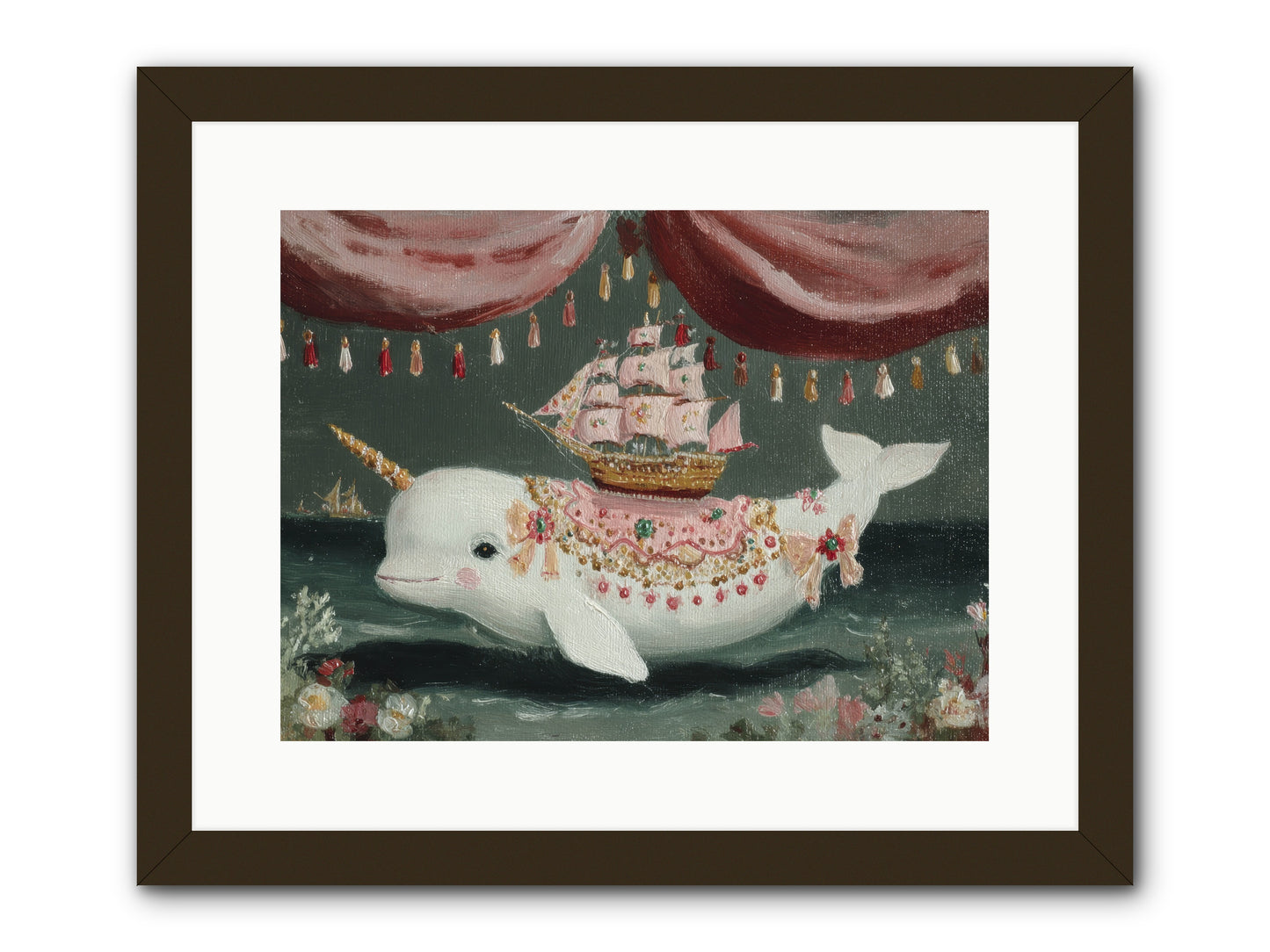 The Impossible Darling -- Framed Print - Black 16x12