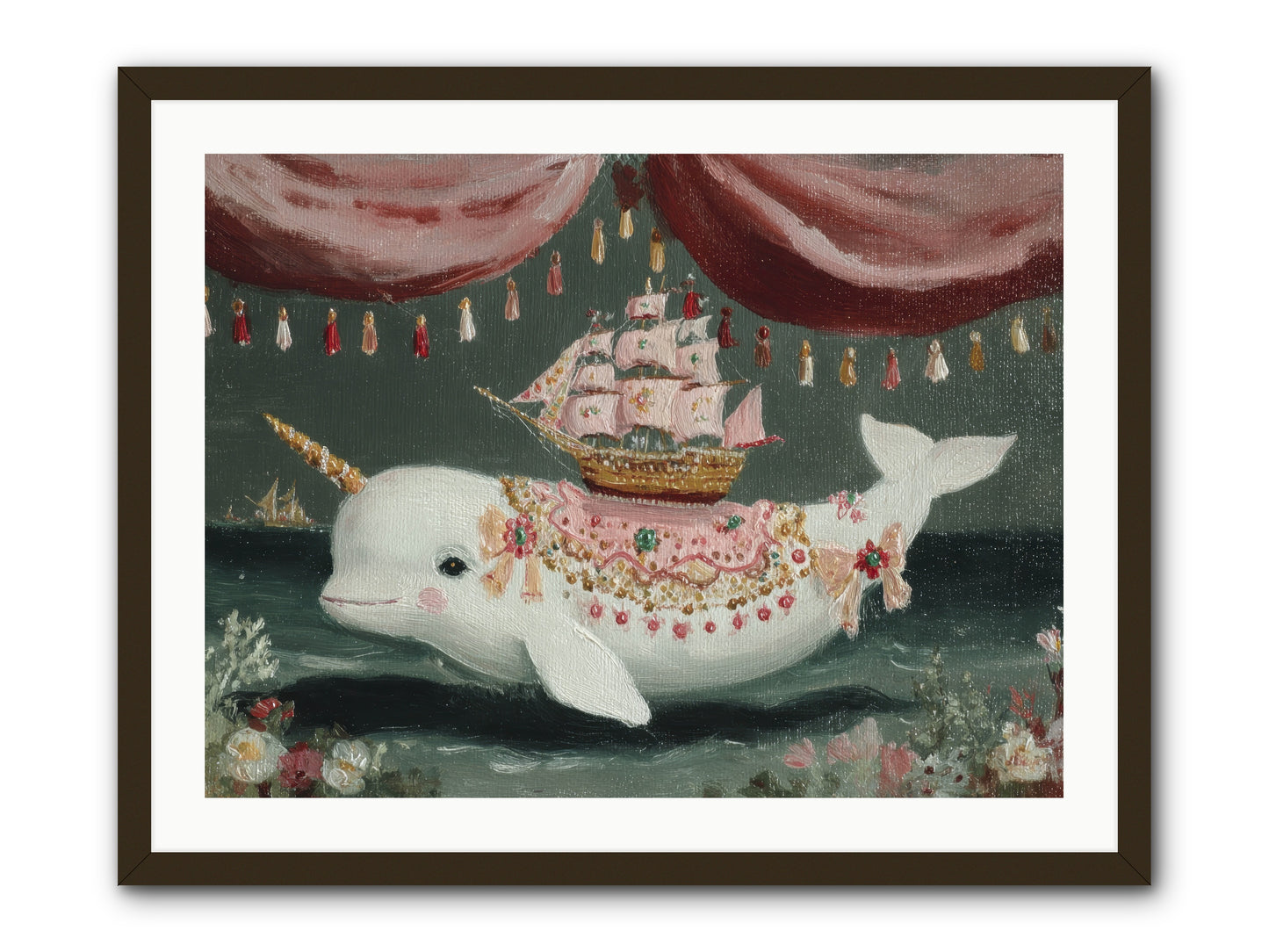 The Impossible Darling -- Framed Print - Black 32x24