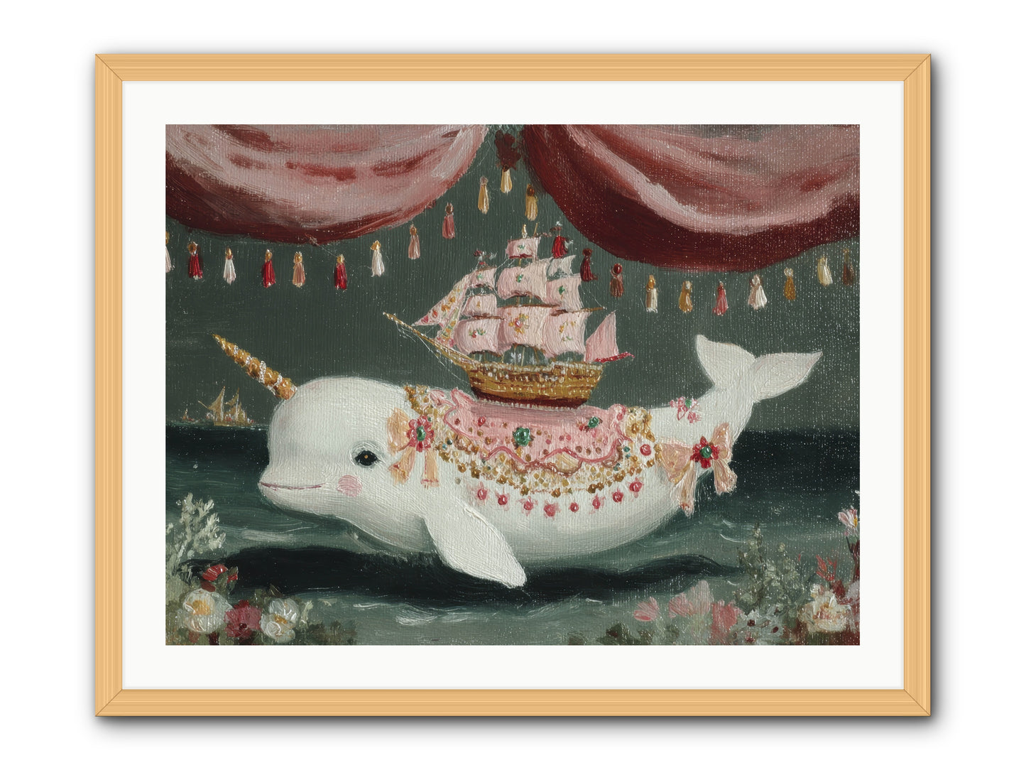 The Impossible Darling -- Framed Print - Natural 32x24