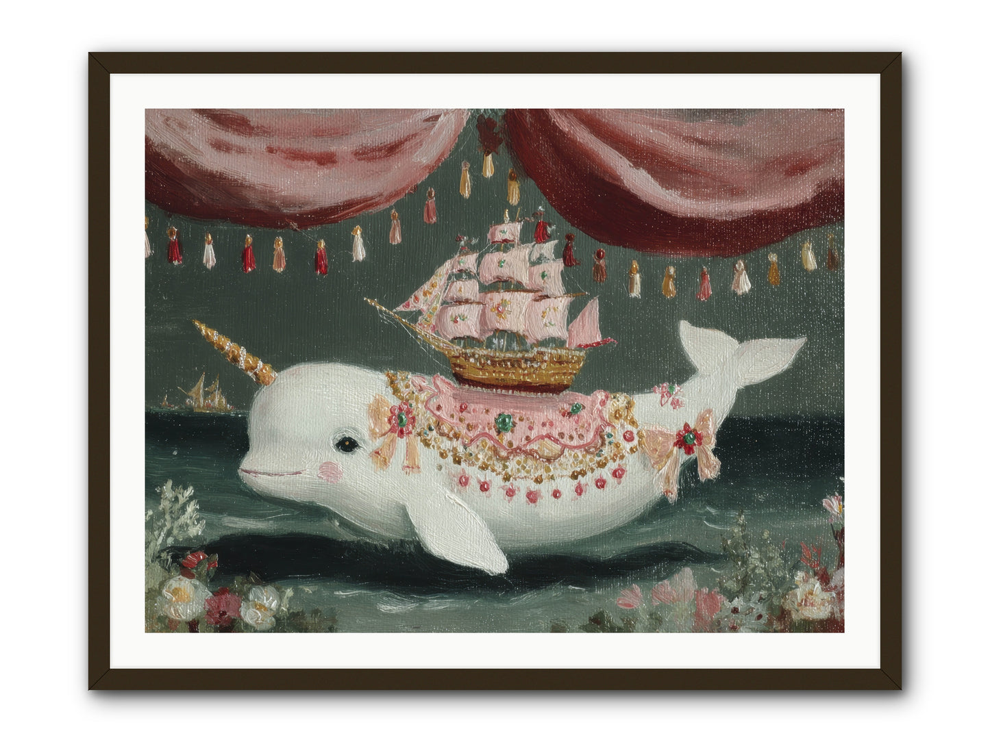 The Impossible Darling -- Framed Print - Black 40x30