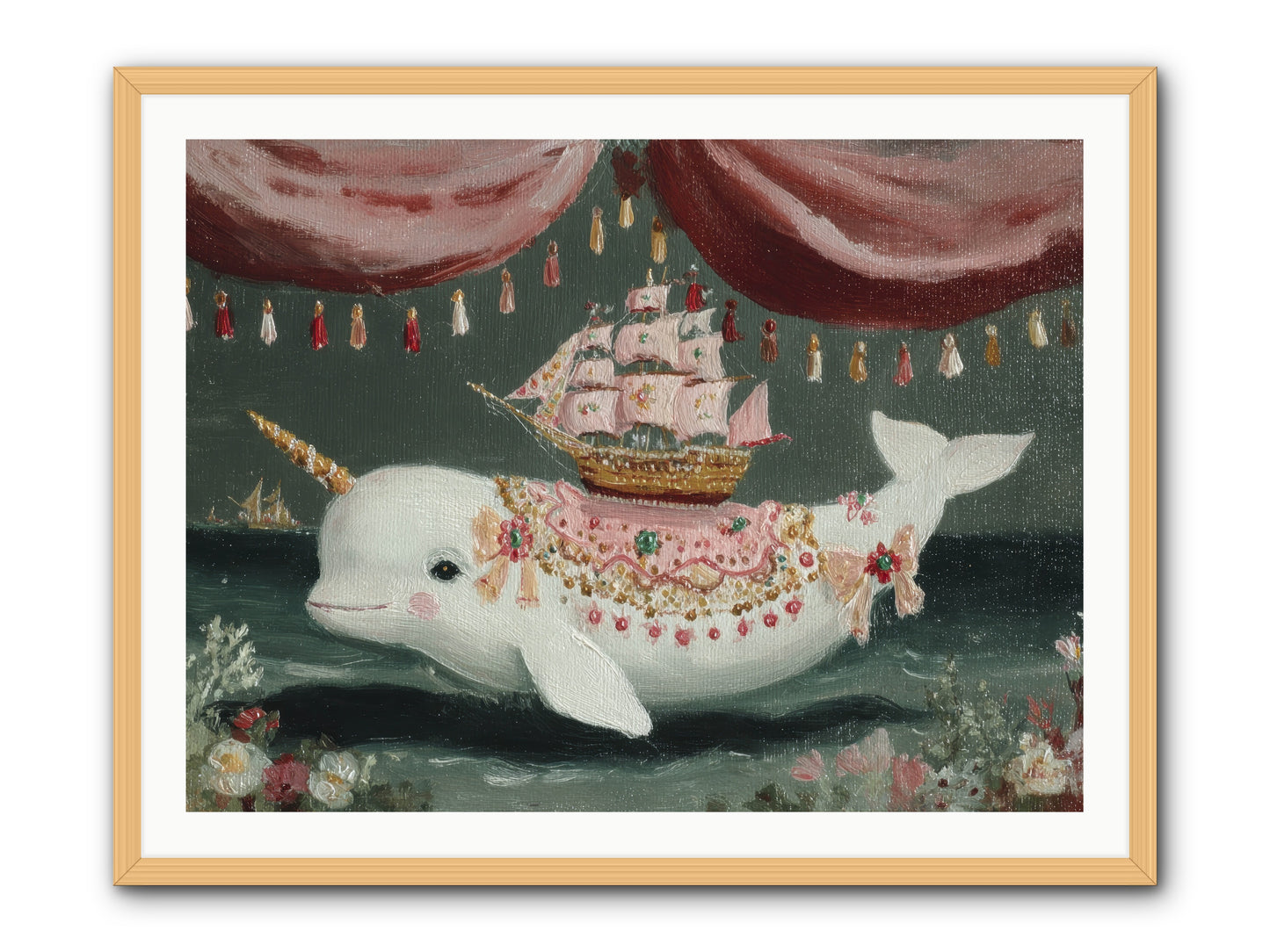The Impossible Darling -- Framed Print - Natural 40x30