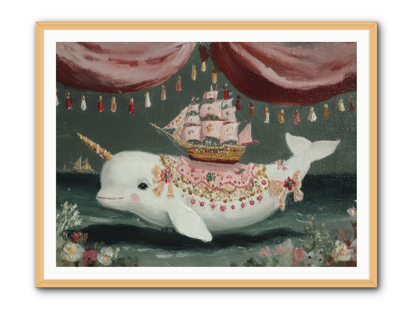 The Impossible Darling -- Framed Print - Natural 48x36
