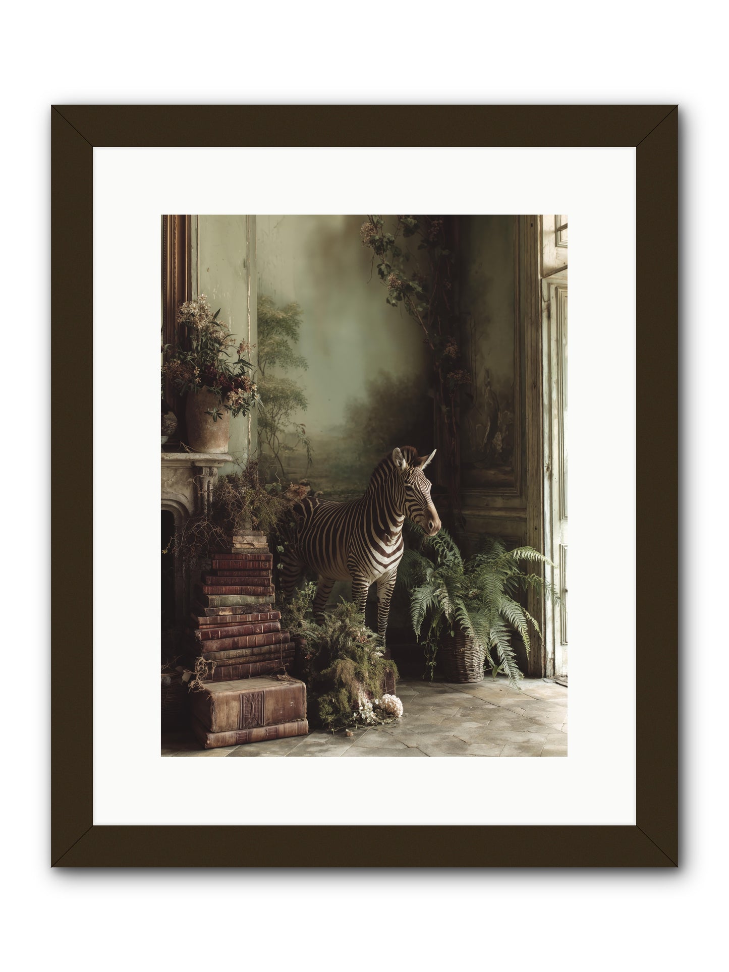 The Impossible Poise -- Framed Print - Black 12x16