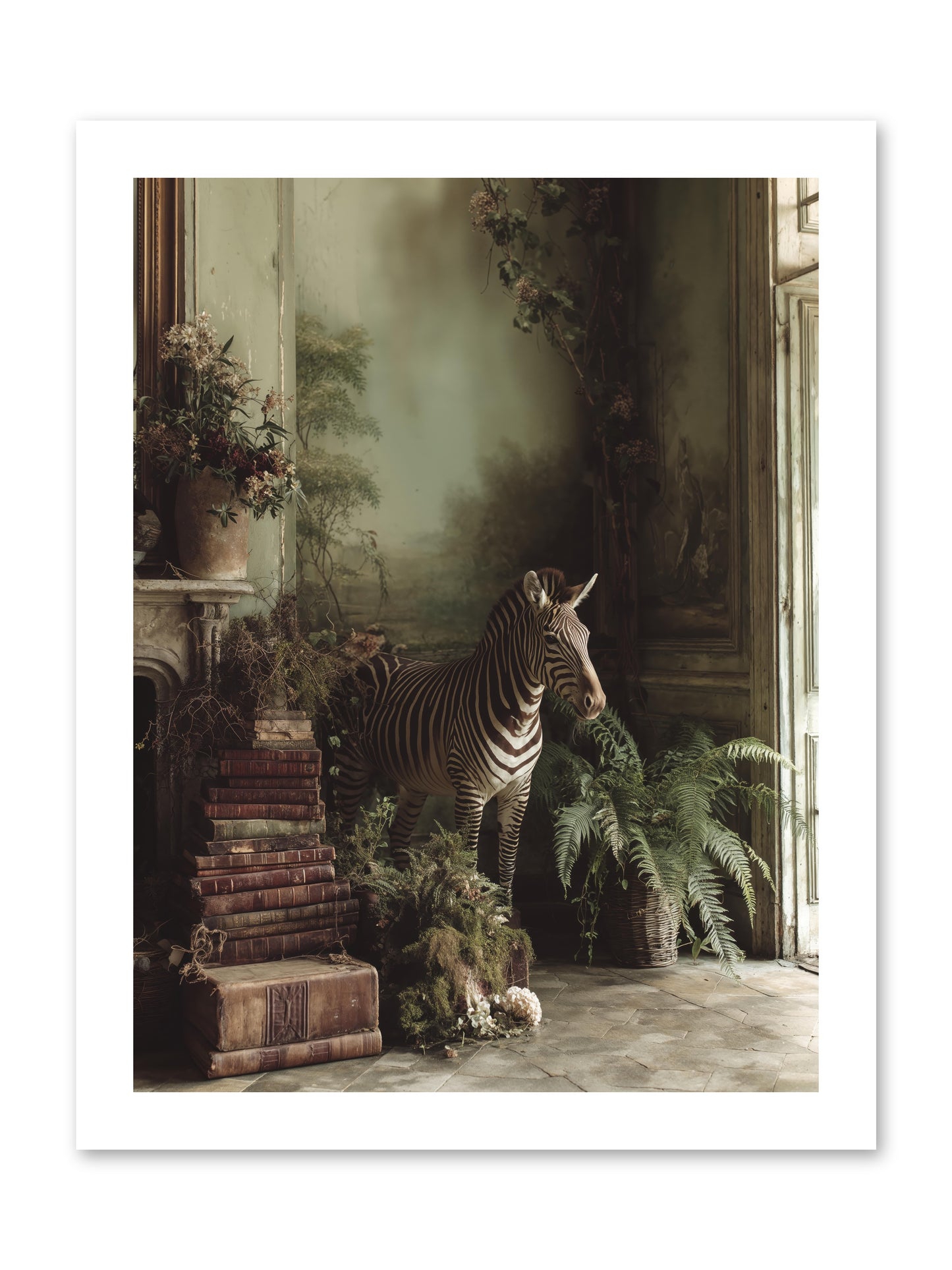 The Impossible Poise -- Loose Canvas Print 12x16