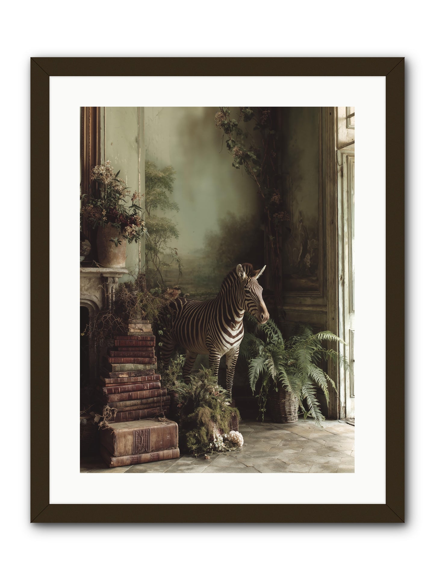 The Impossible Poise -- Framed Print - Black 18x24
