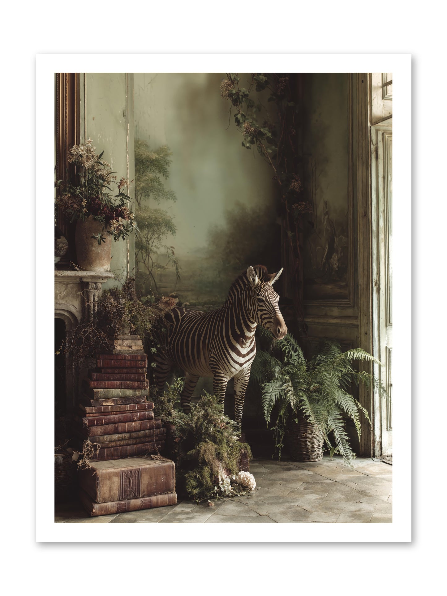 The Impossible Poise -- Loose Canvas Print 18x24