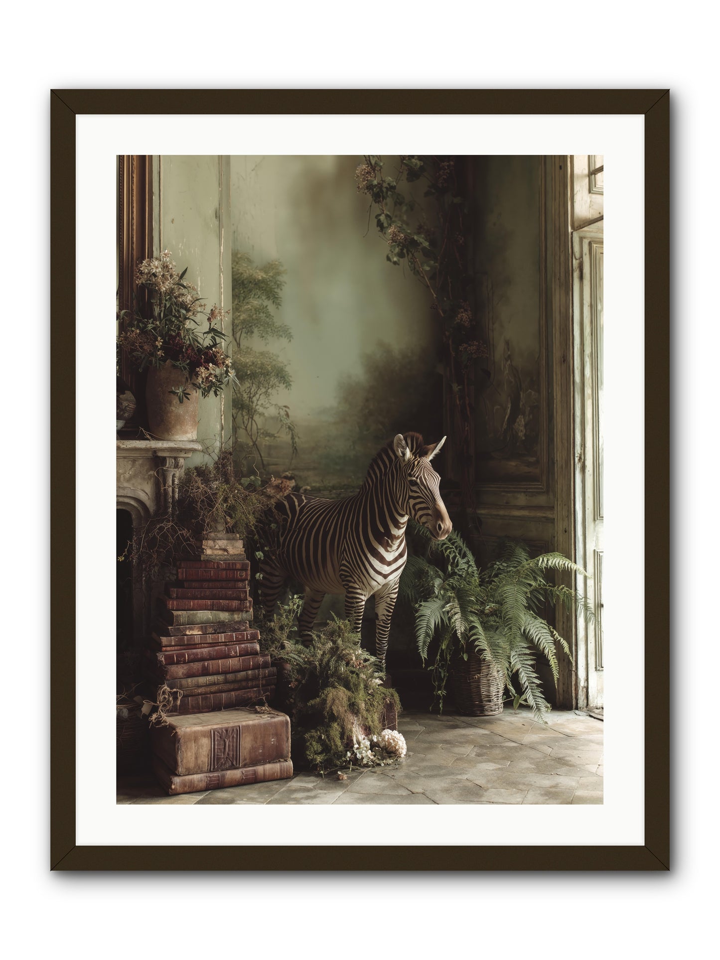 The Impossible Poise -- Framed Print - Black 24x32