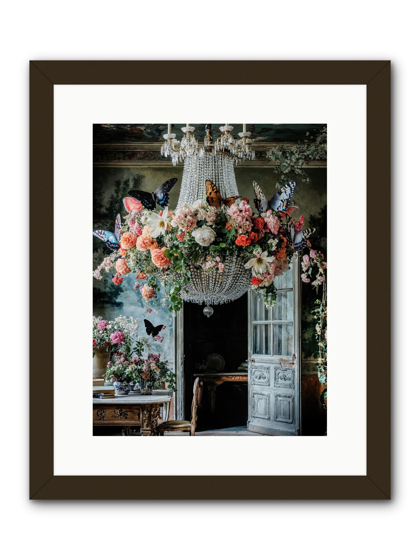 The Indoor Migration -- Framed Print - Black 12x16
