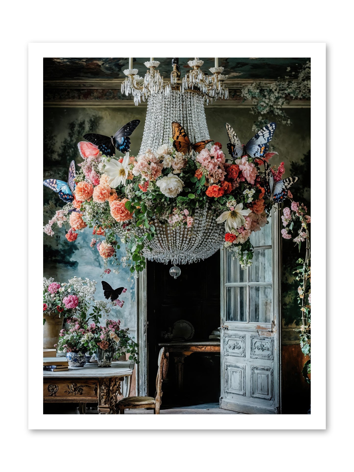 The Indoor Migration -- Loose Canvas Print 18x24
