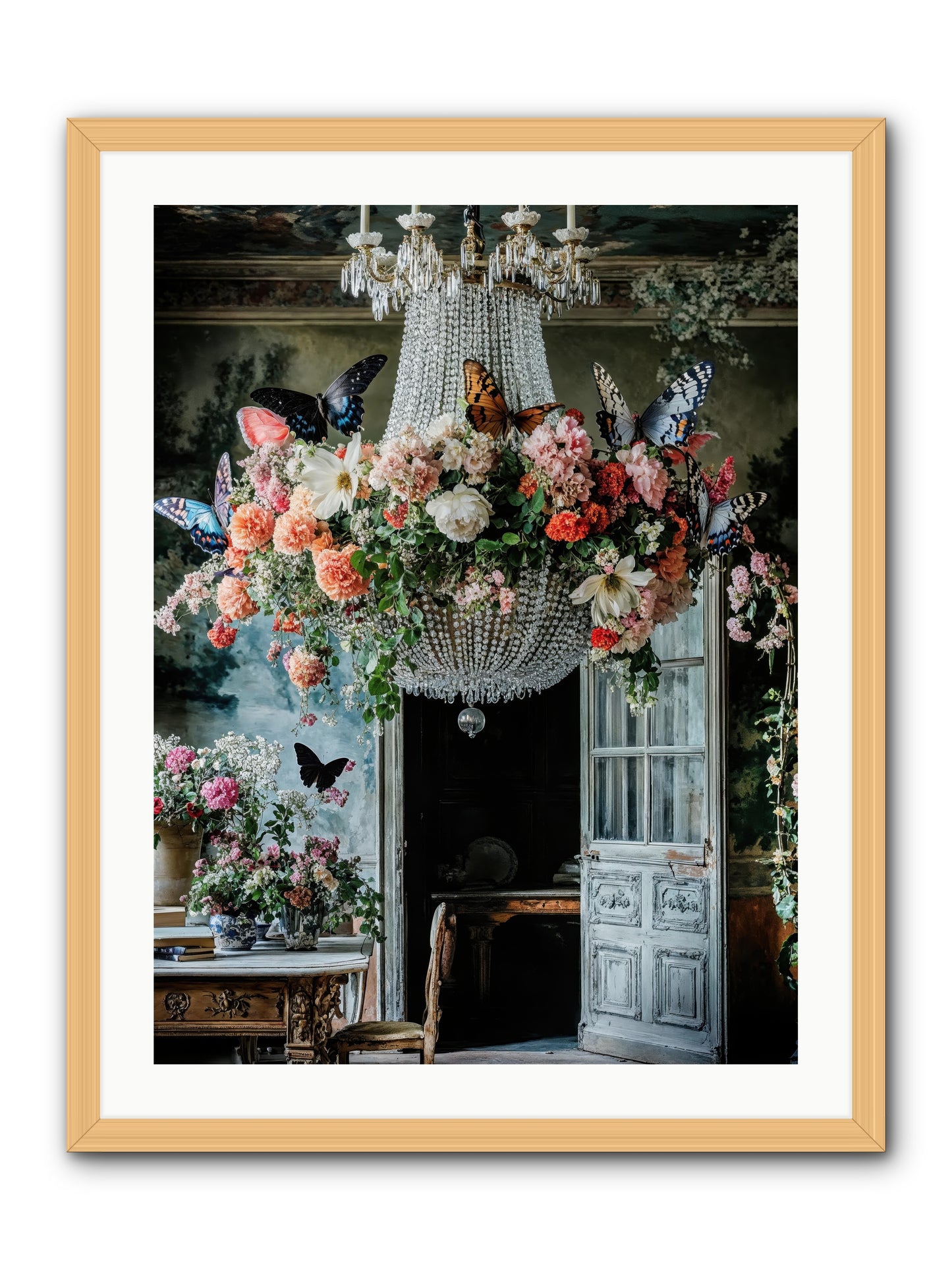 The Indoor Migration -- Framed Print - Natural 24x32
