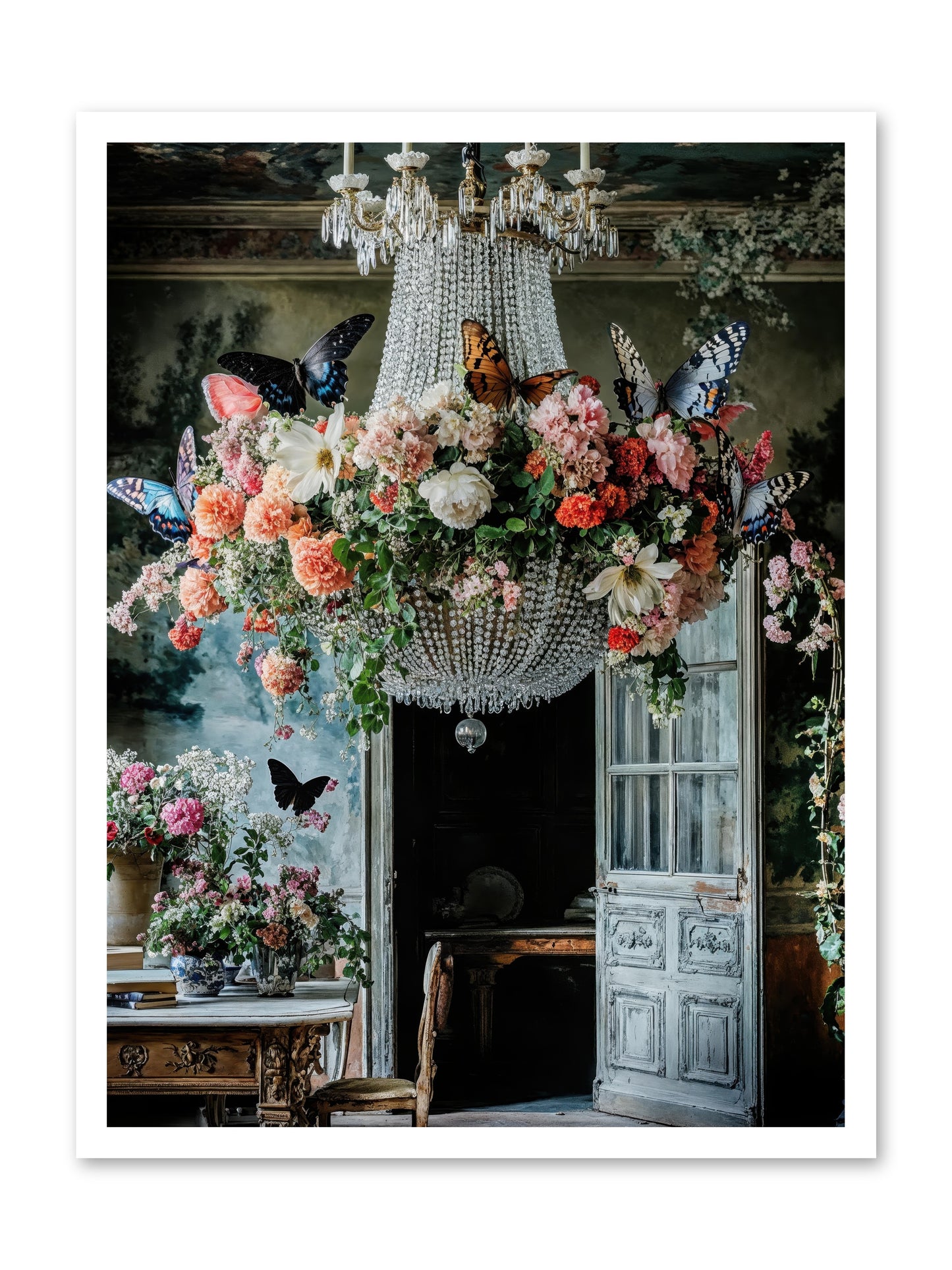 The Indoor Migration -- Loose Canvas Print 24x32
