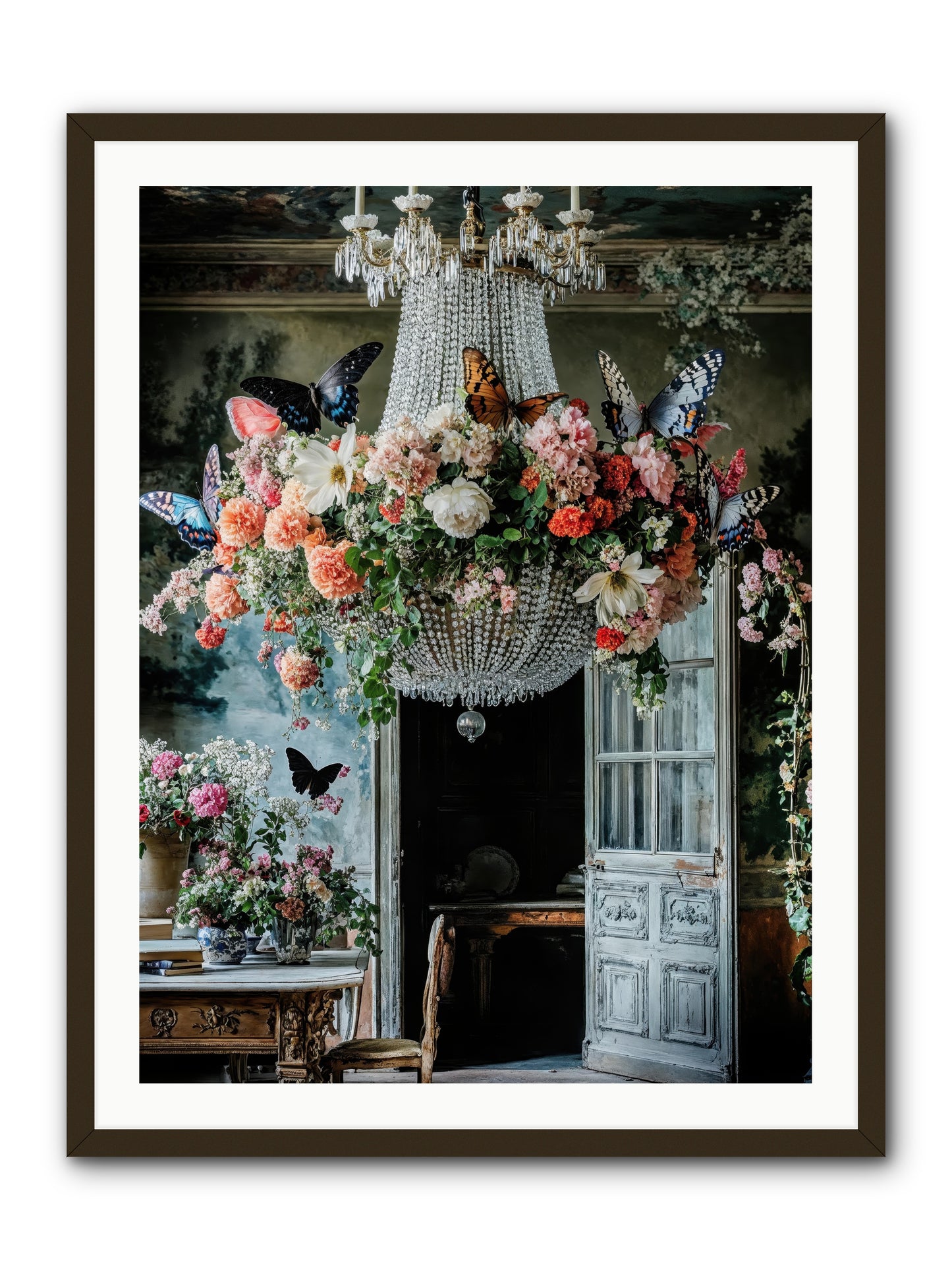 The Indoor Migration -- Framed Print - Black 30x40