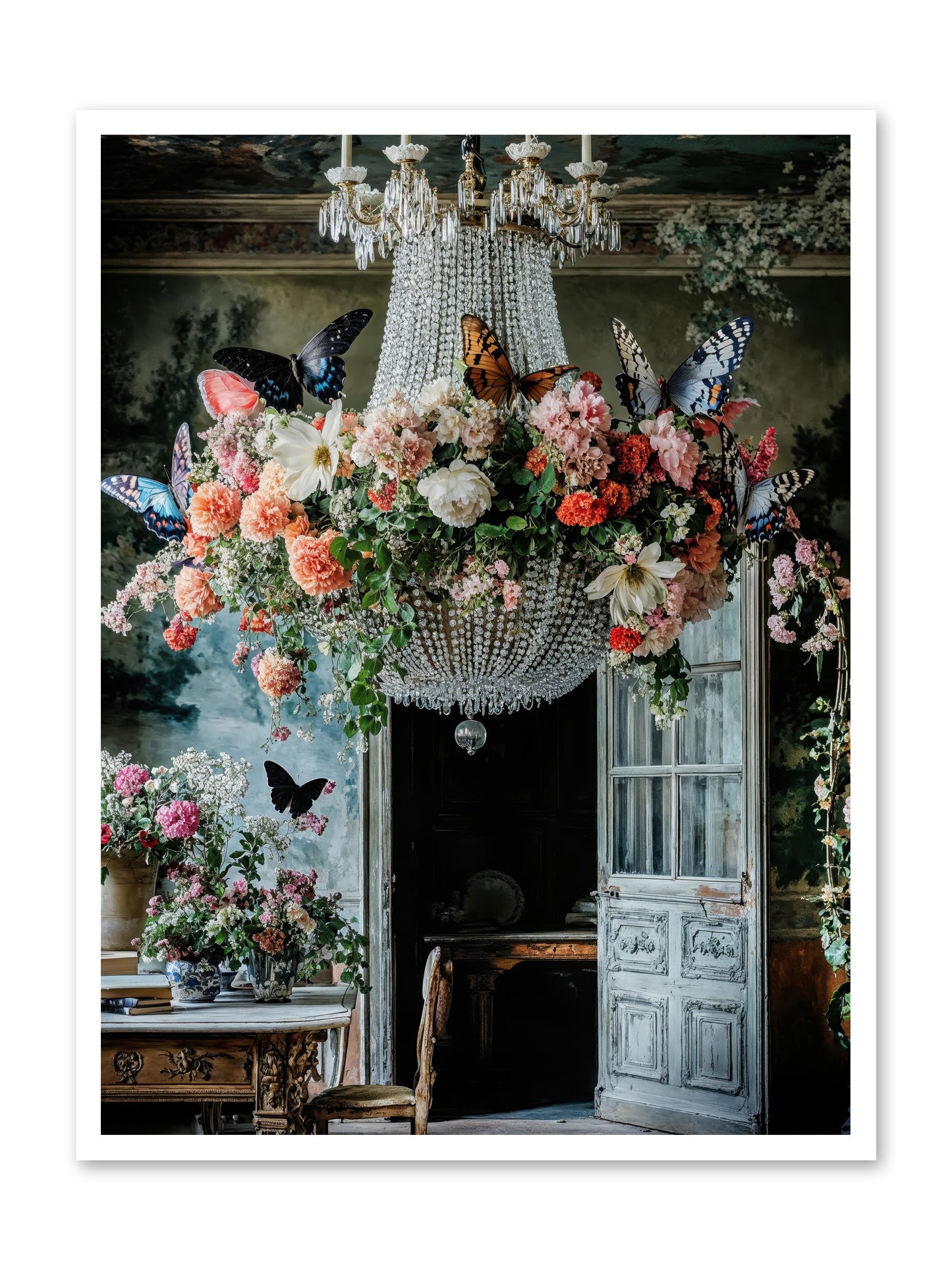 The Indoor Migration -- Loose Canvas Print 30x40