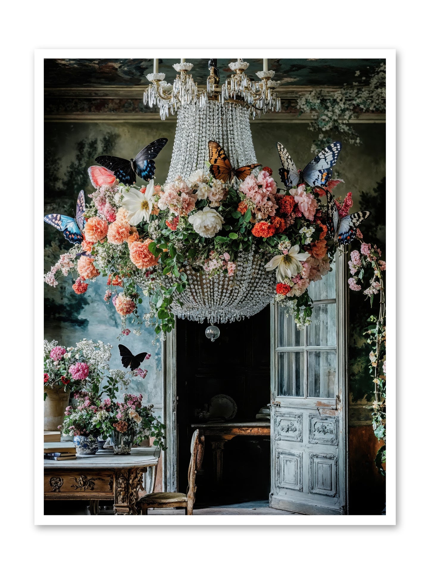The Indoor Migration -- Loose Canvas Print 36x48