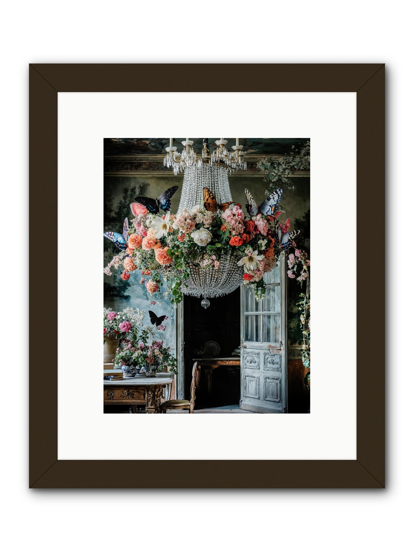 The Indoor Migration -- Framed Print - Black 9x12