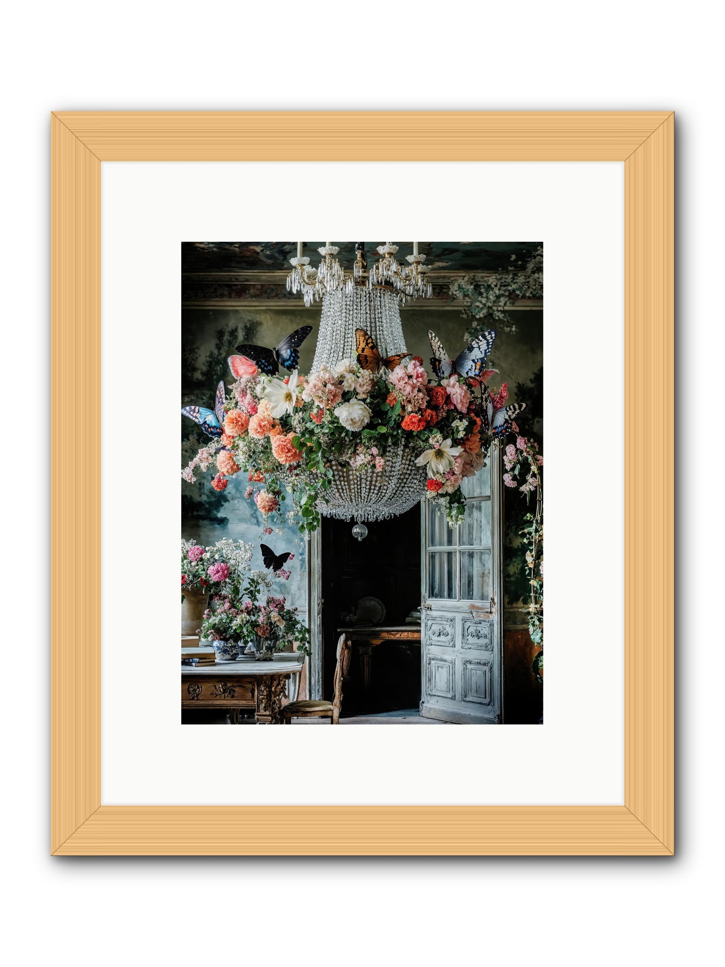 The Indoor Migration -- Framed Print - Natural 9x12