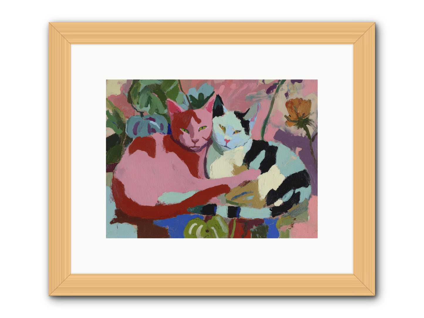 The Inheritance of Color -- Framed Print - Natural 12x9