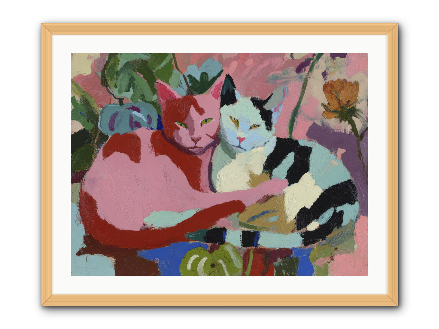 The Inheritance of Color -- Framed Print - Natural 32x24